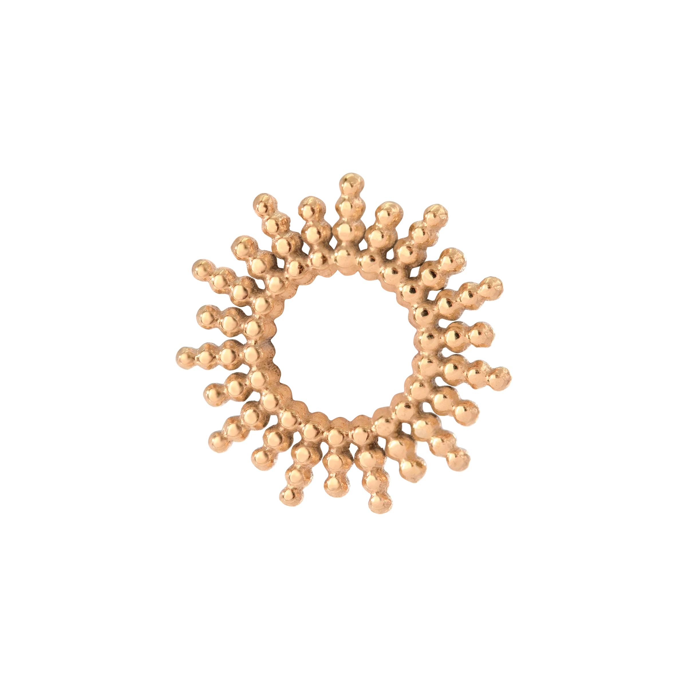 Sunny Oval Twisted Hoop Set Baby Rose Gold - Image 3