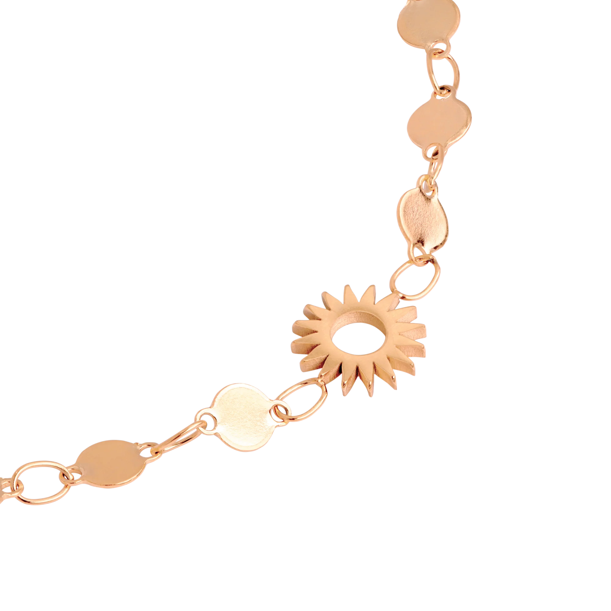 Sunny Side Up Anklet Rose Gold - Image 3