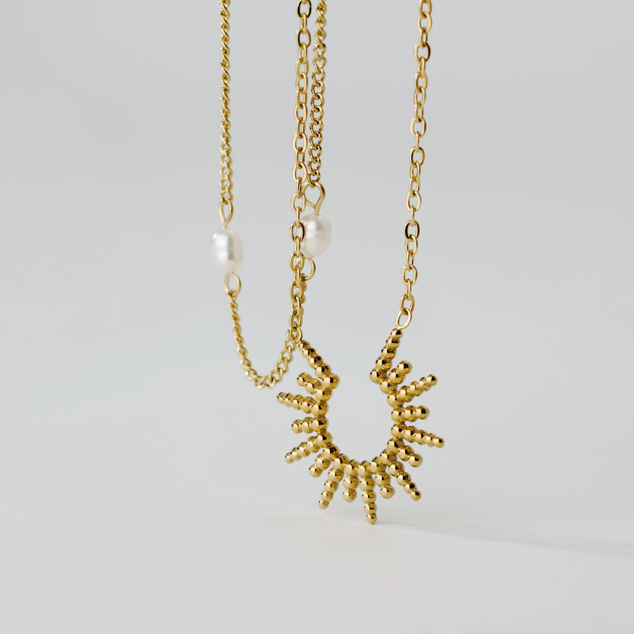 Sunshine Sister Necklace Gold - Image 4