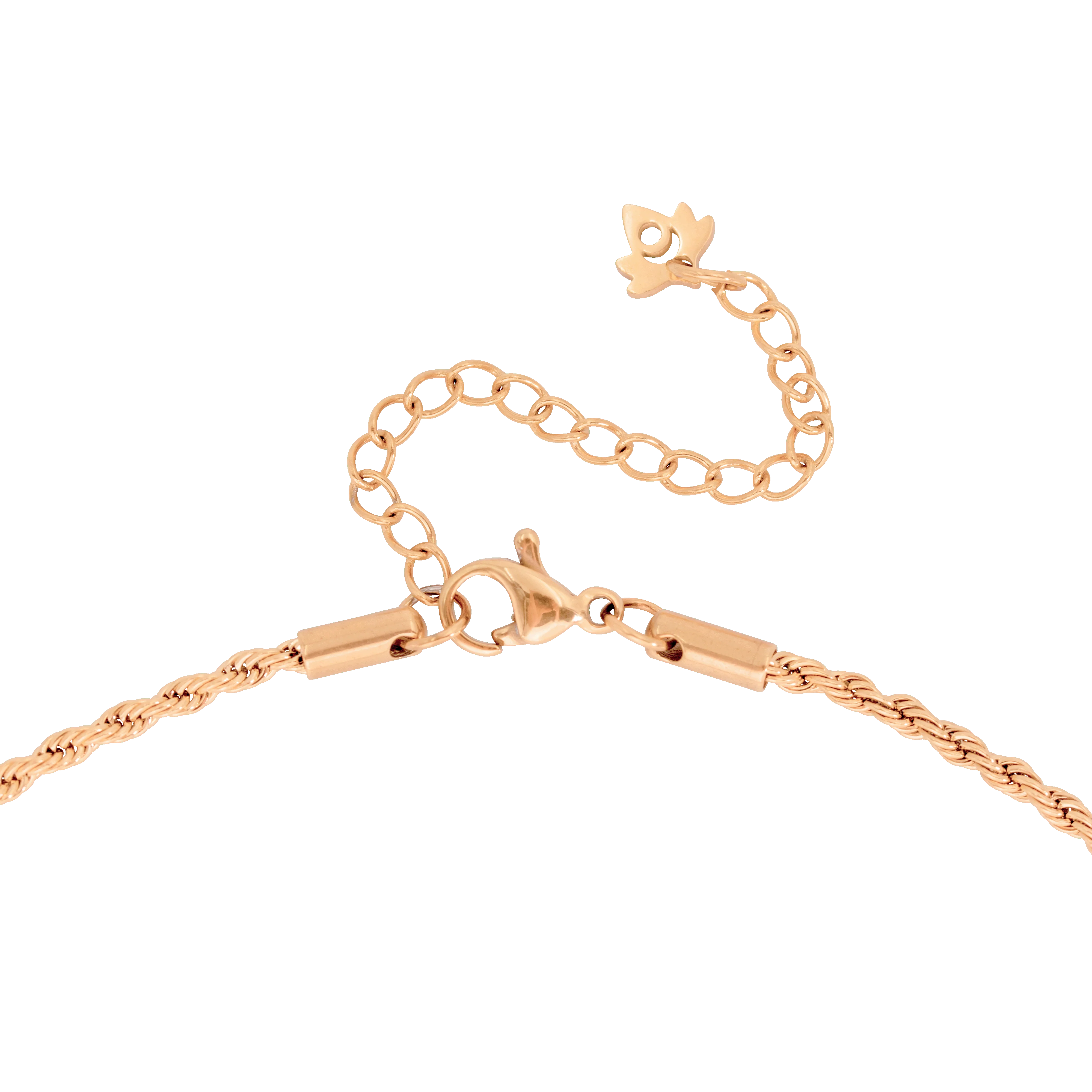 Sweet Swirl Necklace Rose Gold - Image 5