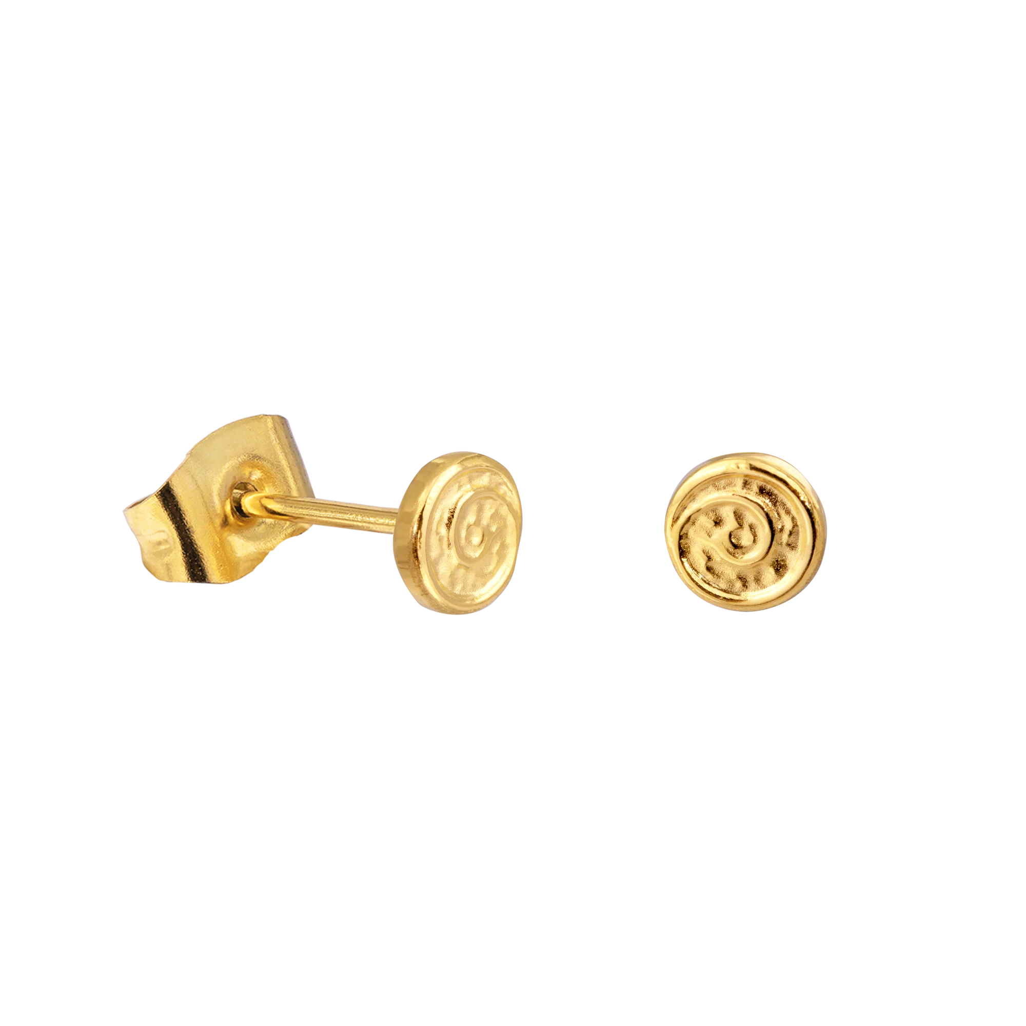 Sweet Swirl Studs Gold