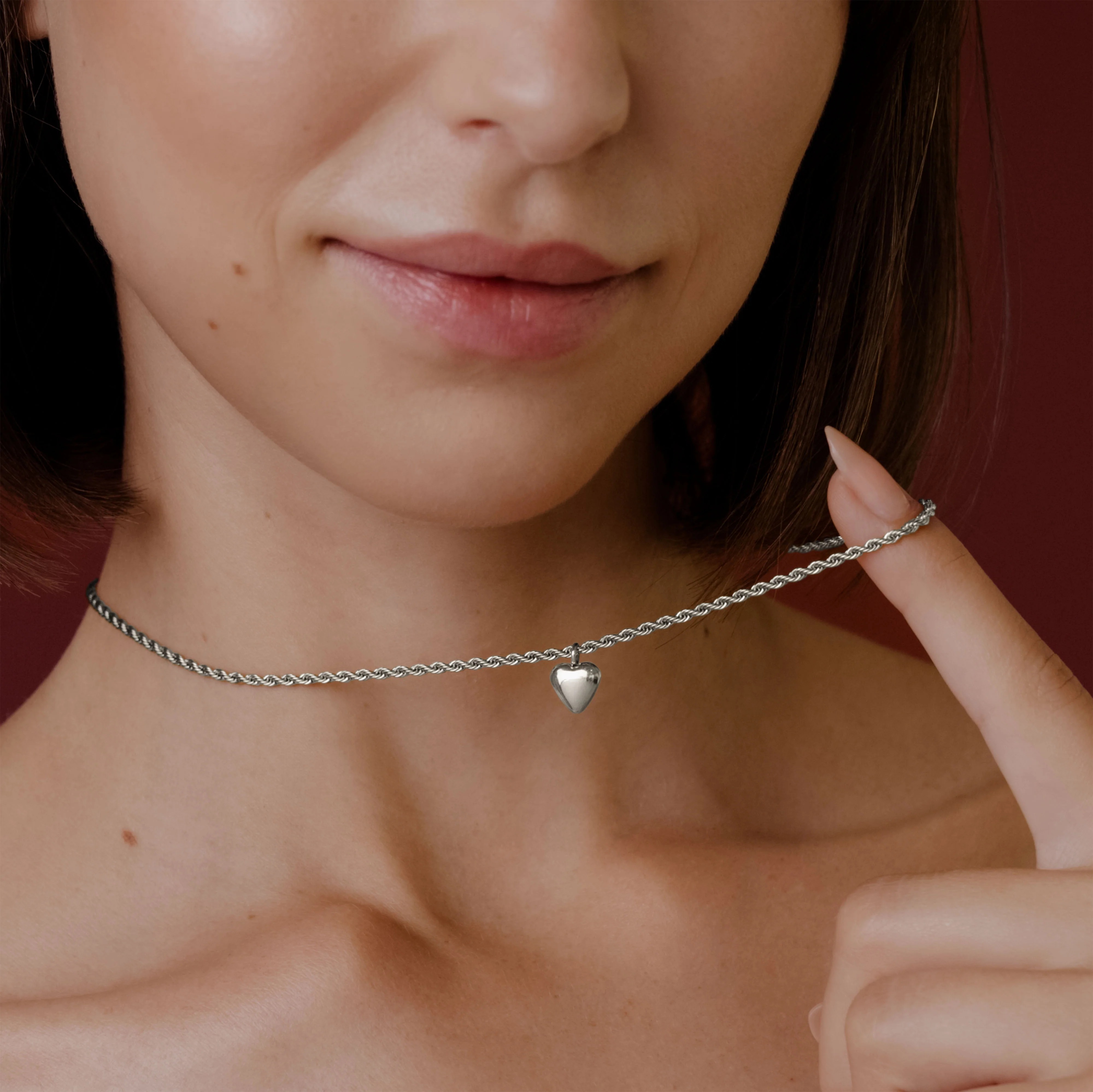 Sweetieheart Necklace Silver - Image 2