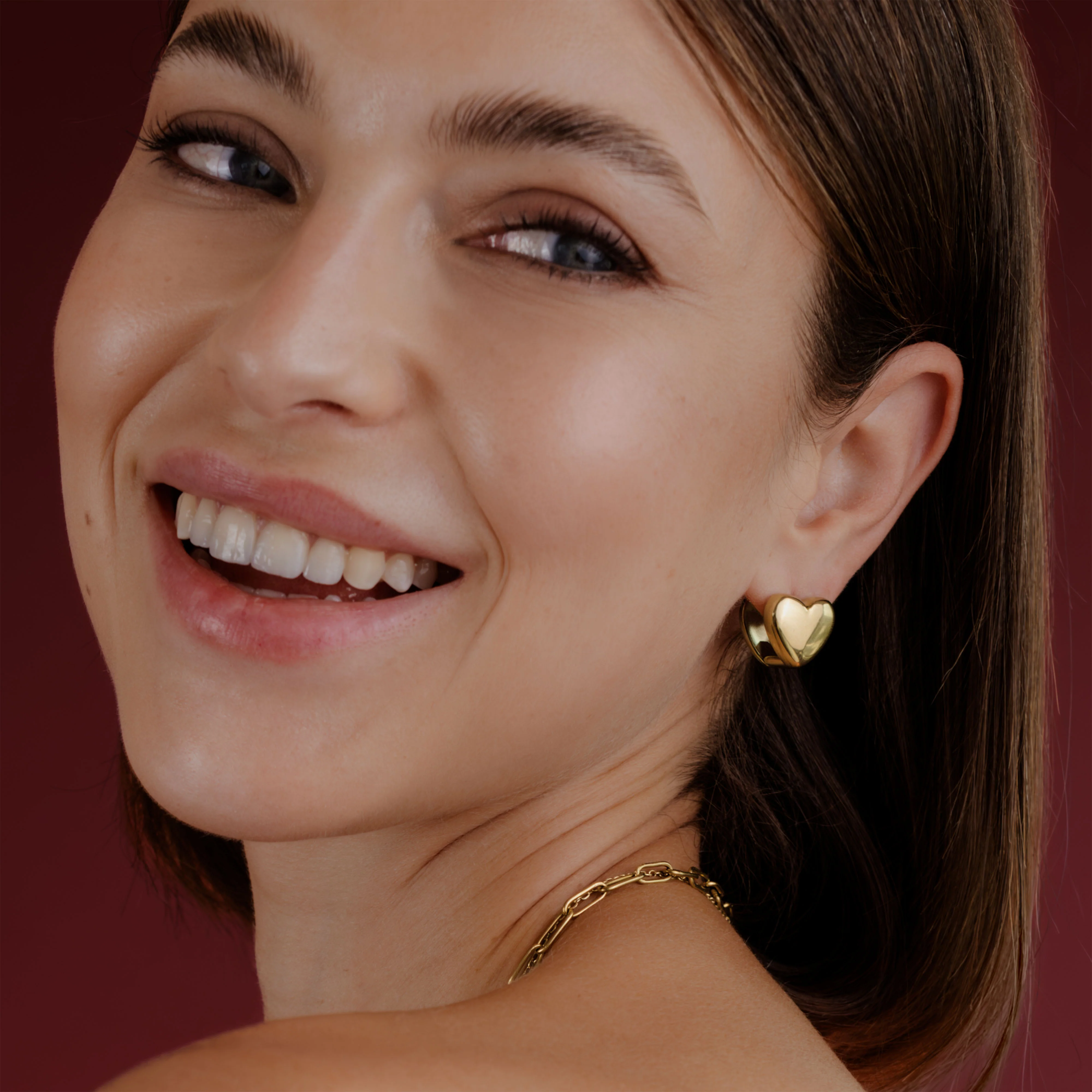 Sweetieheart Studs Gold - Image 2