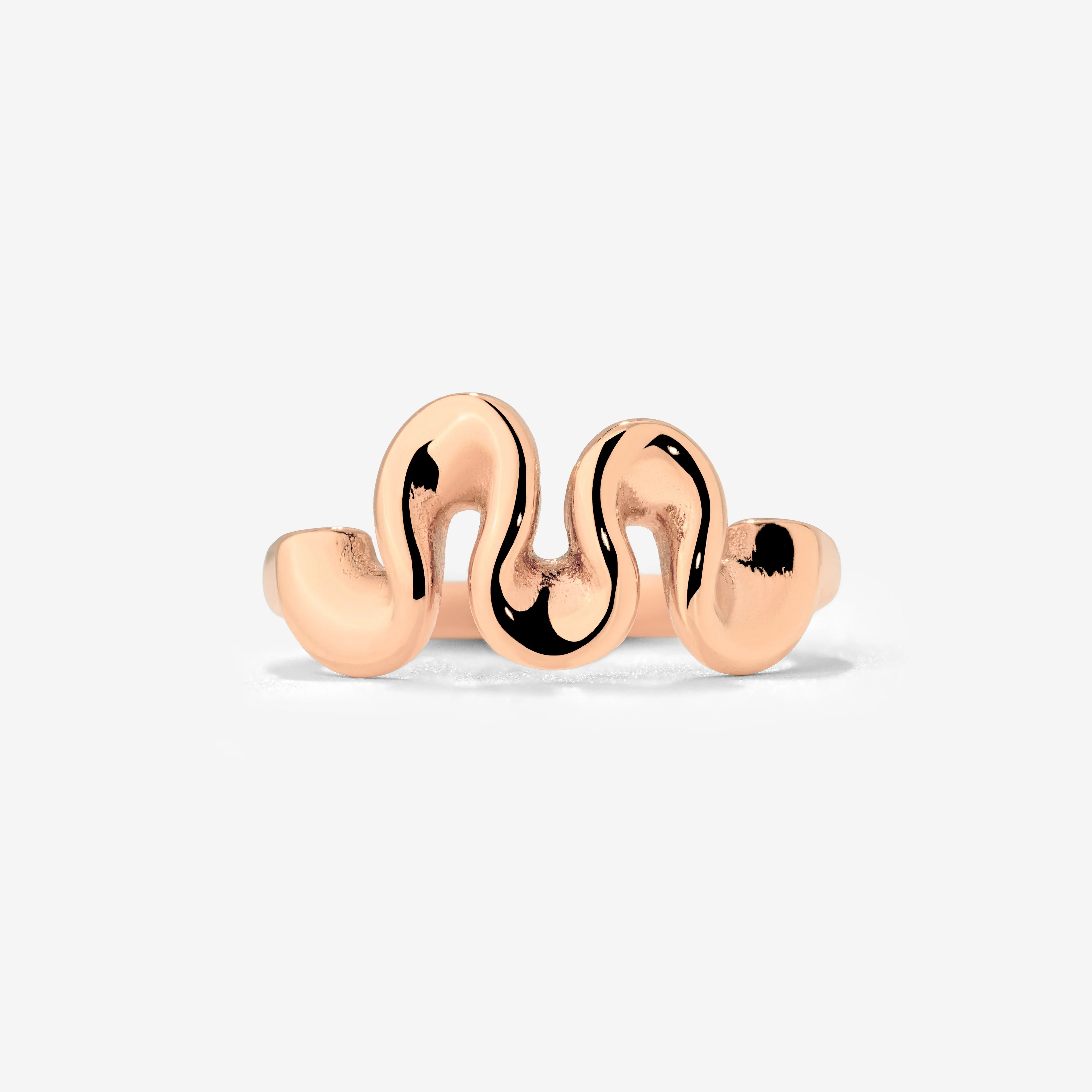 Swirl Ring Rose Gold