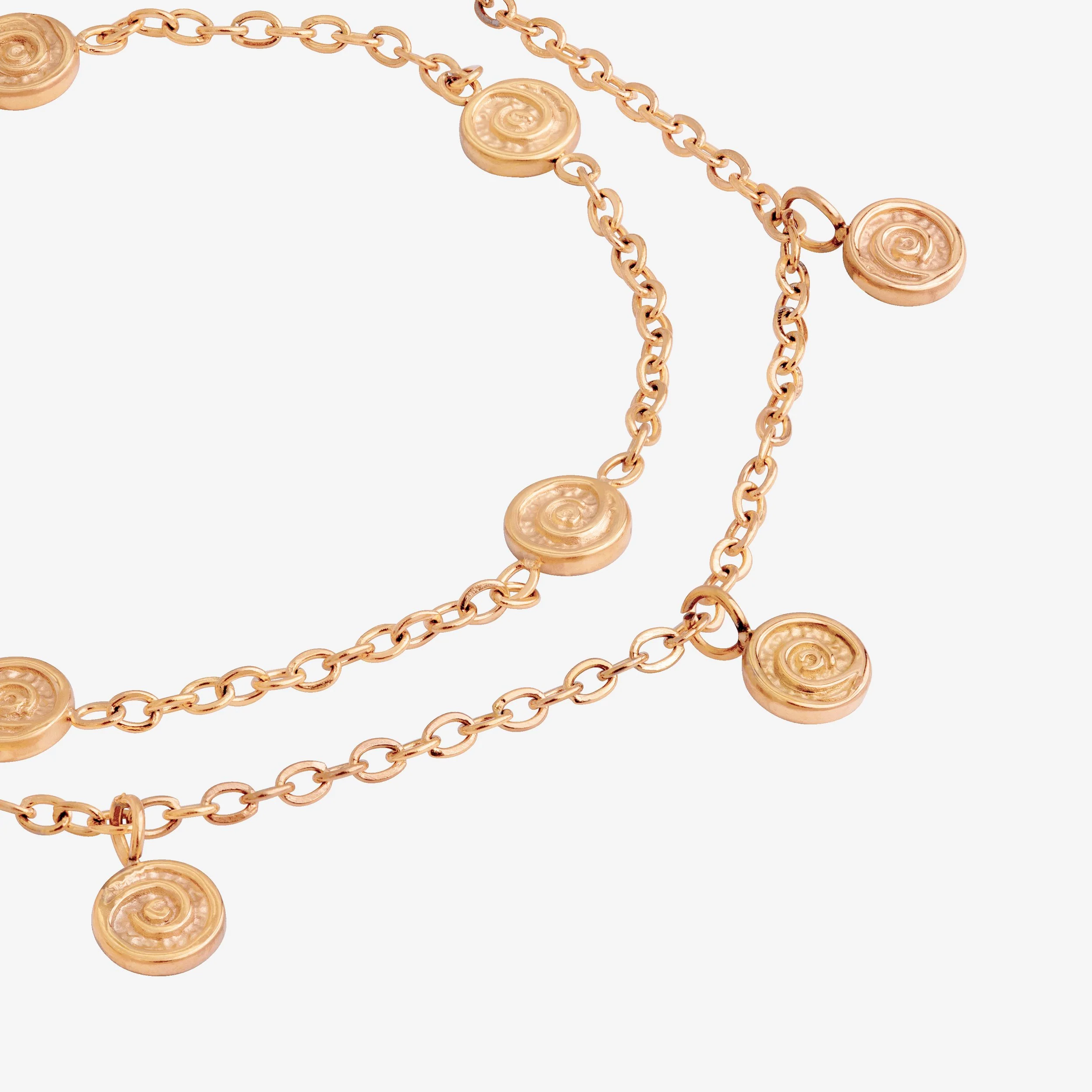 Swirl'n Double Bracelet Rose Gold - Image 3