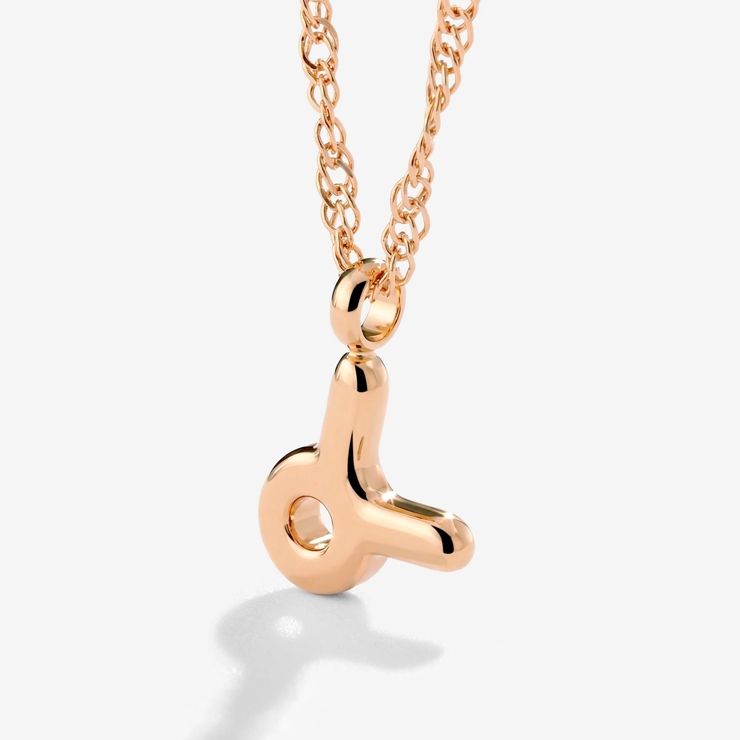 Taurus Bubble Necklace Rose Gold - Image 3
