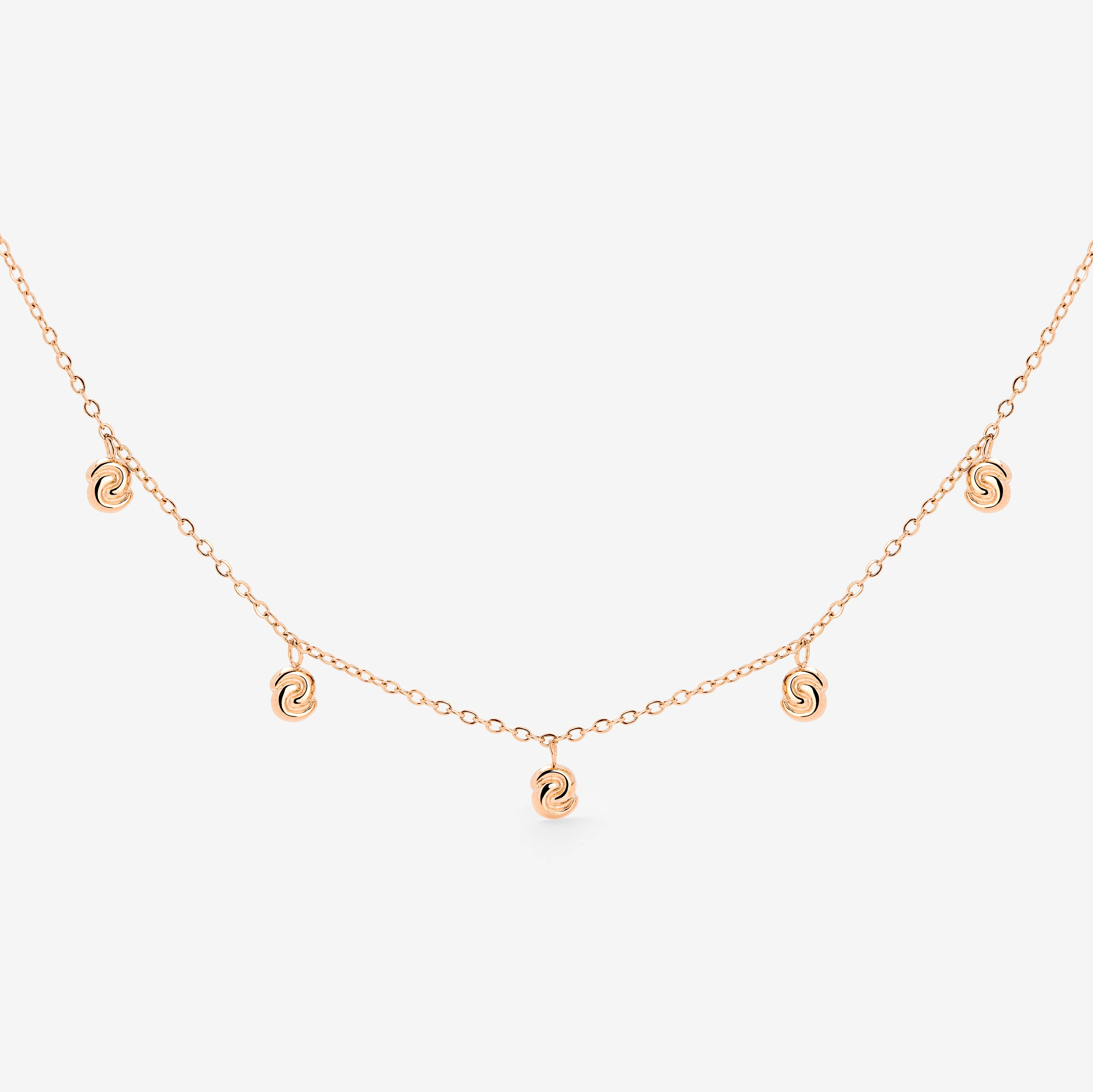 Tides of Time Choker Rose Gold