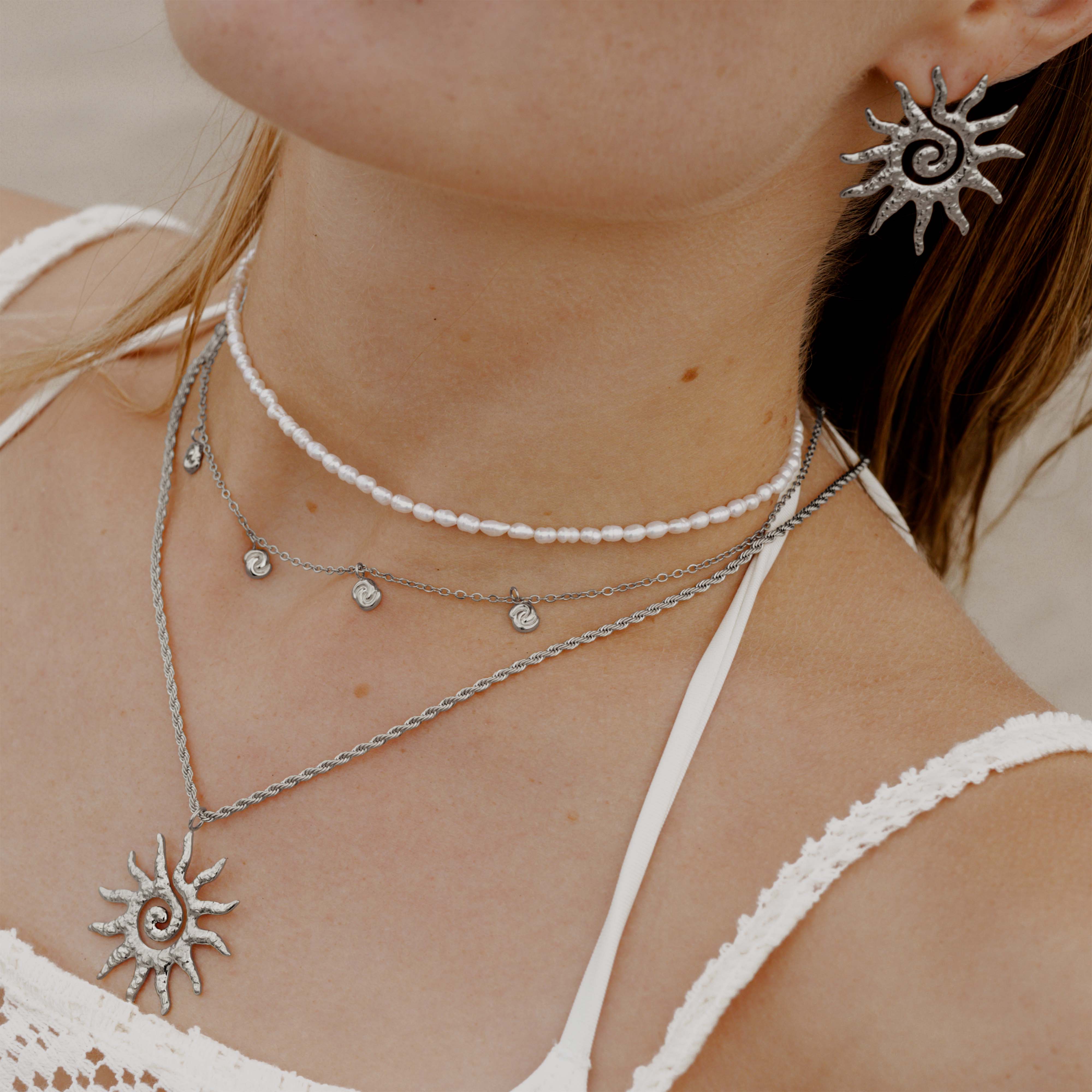 Tides of Time Choker Silver - Image 3