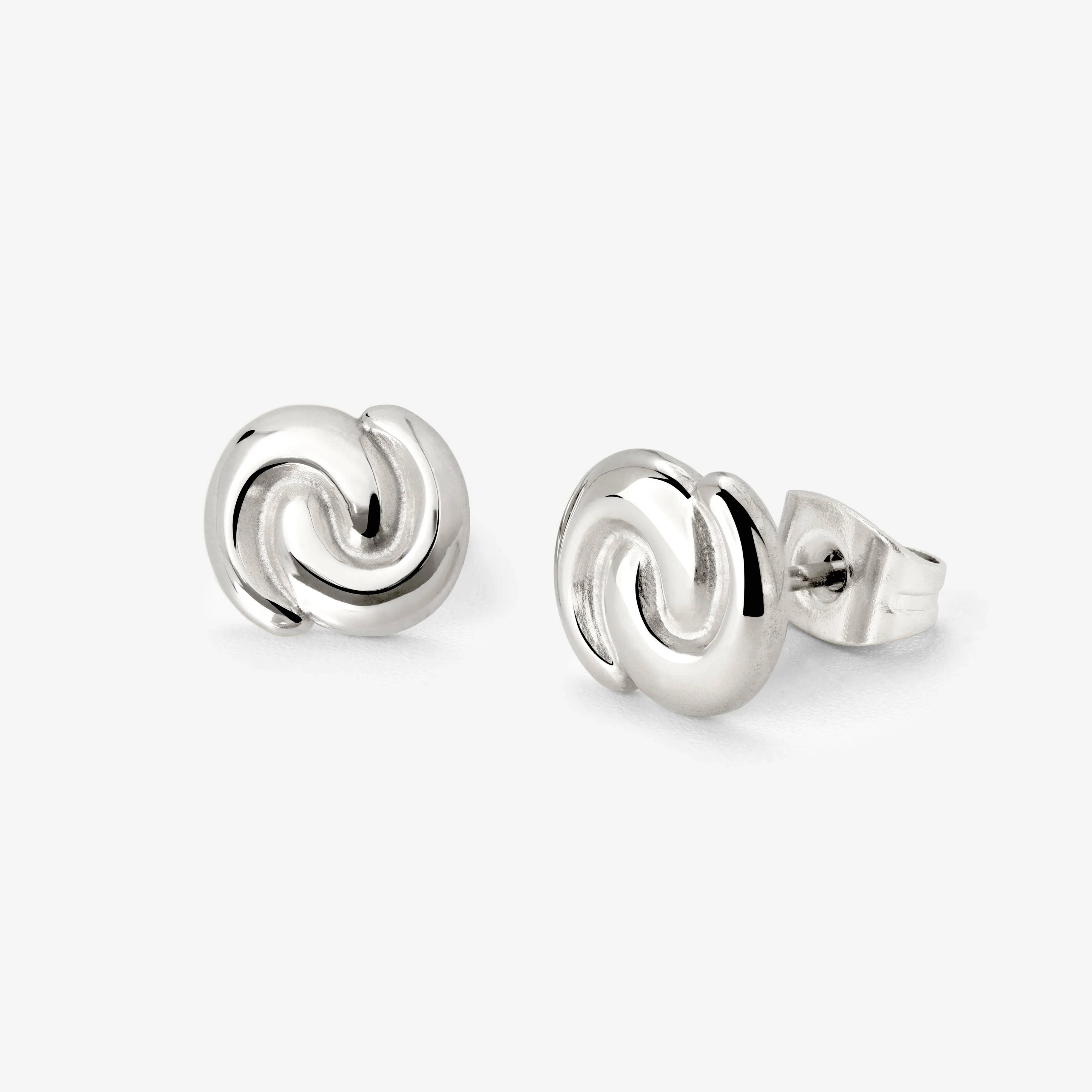 Tides of Time Studs Silver - Image 3