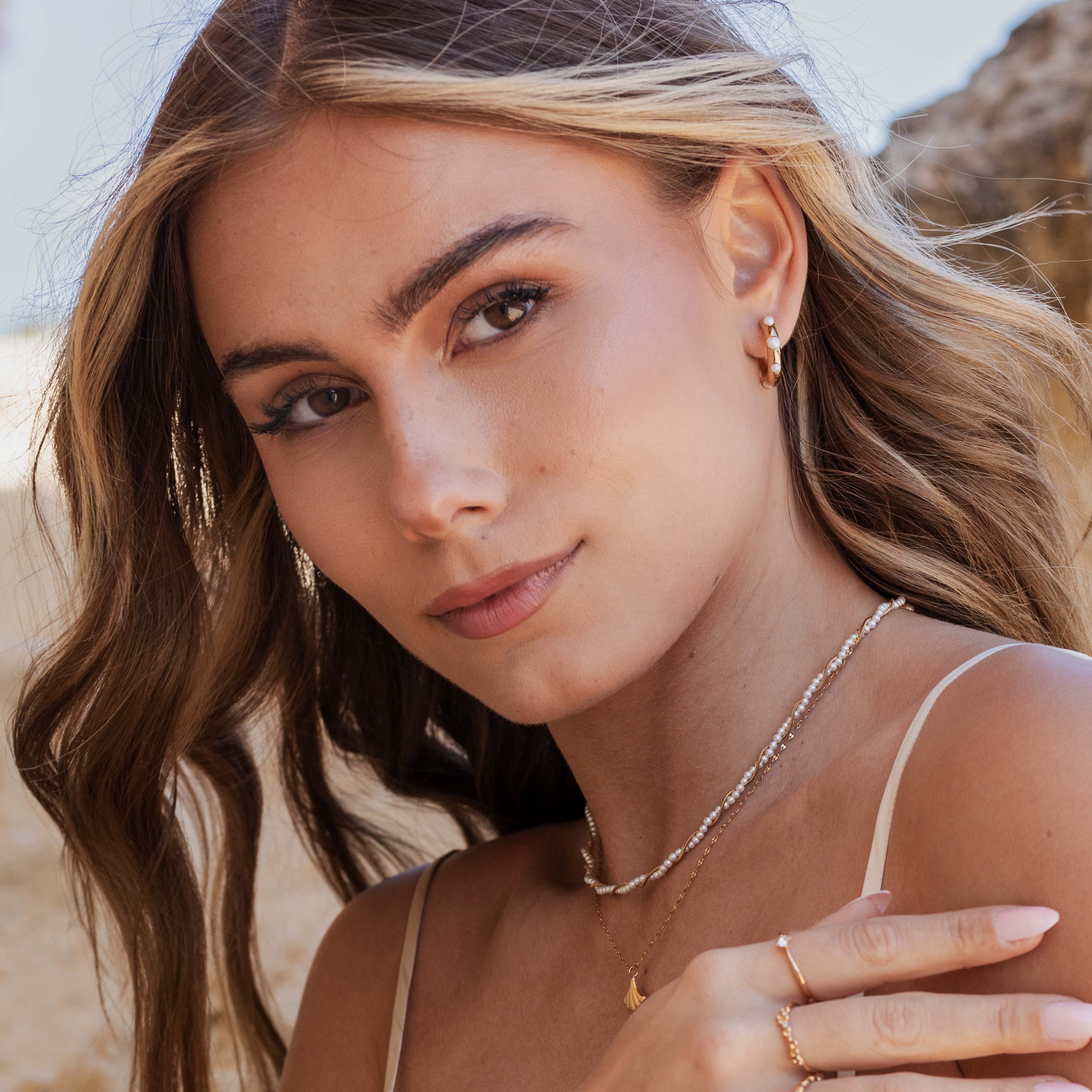 Timeless Chic Hoopies Rose Gold - Image 2