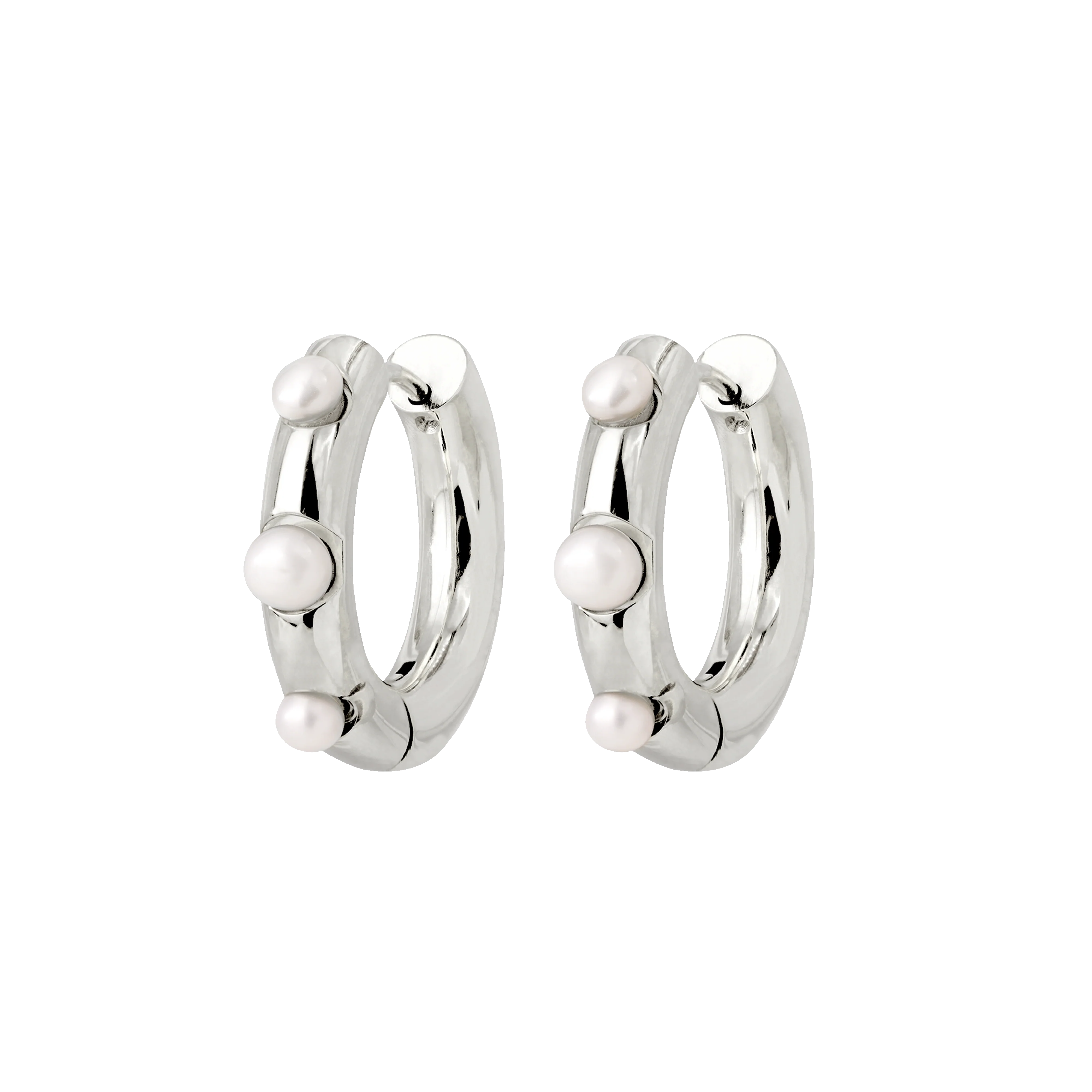 Timeless Chic Hoopies Silver