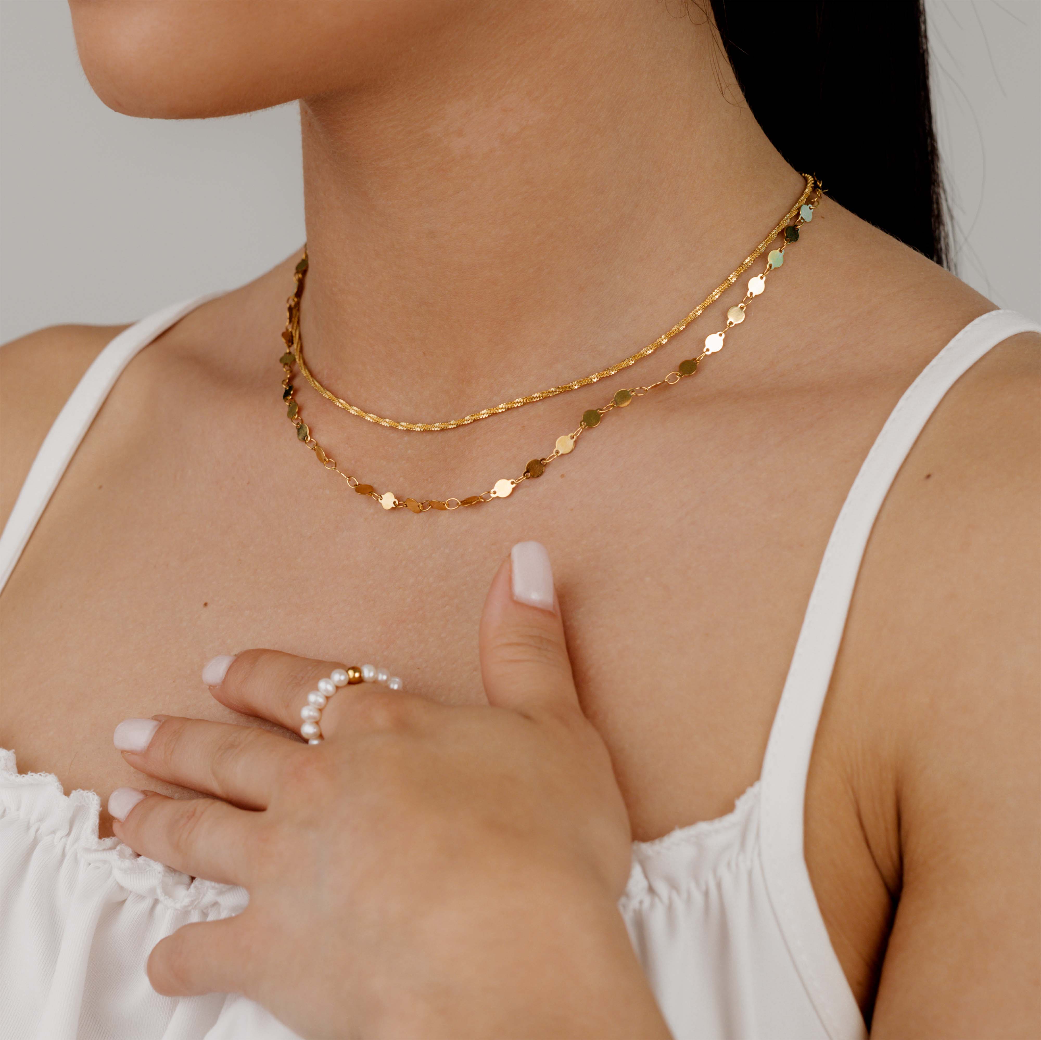 Timeless Ties Necklace Gold - Image 2