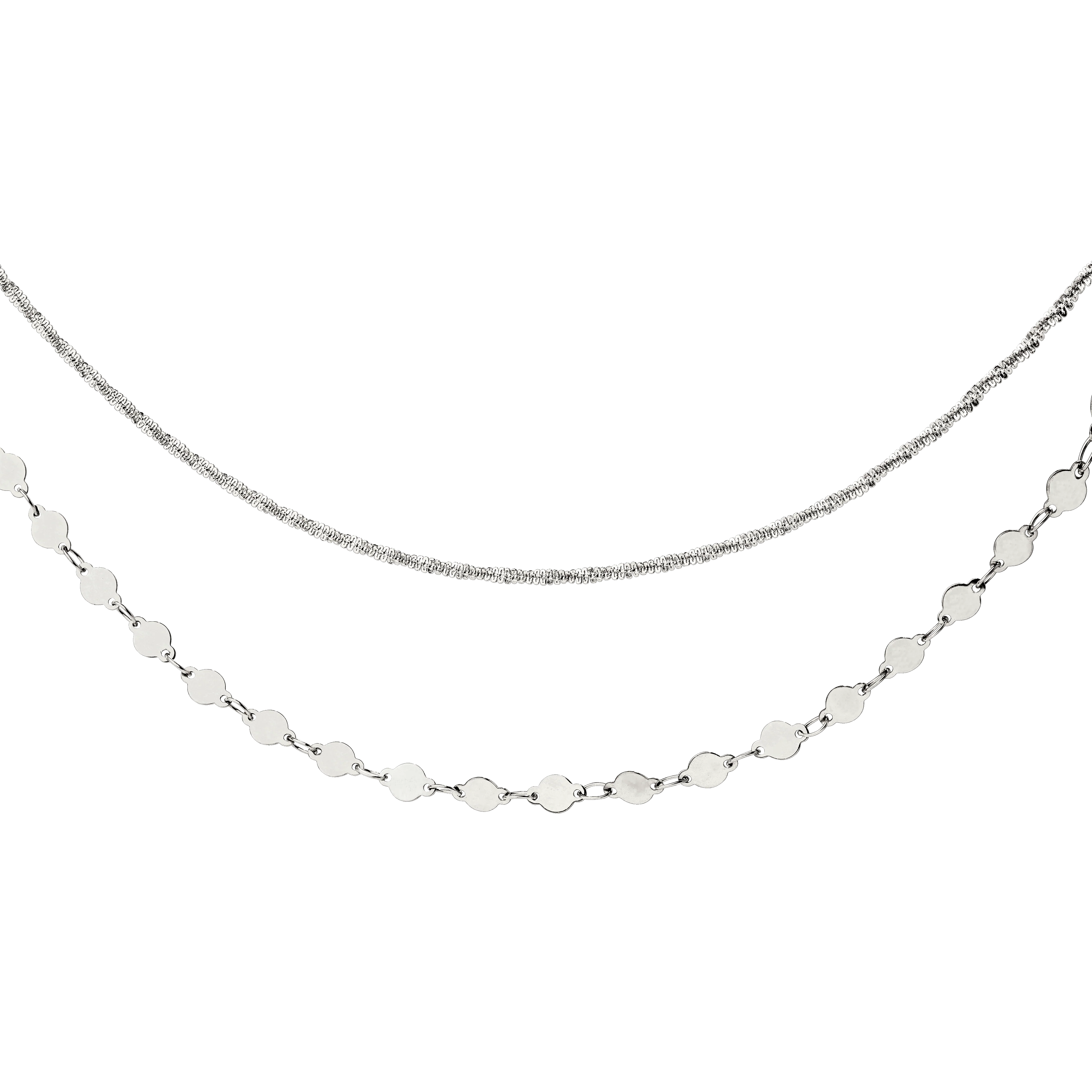 Timeless Ties Necklace Silver
