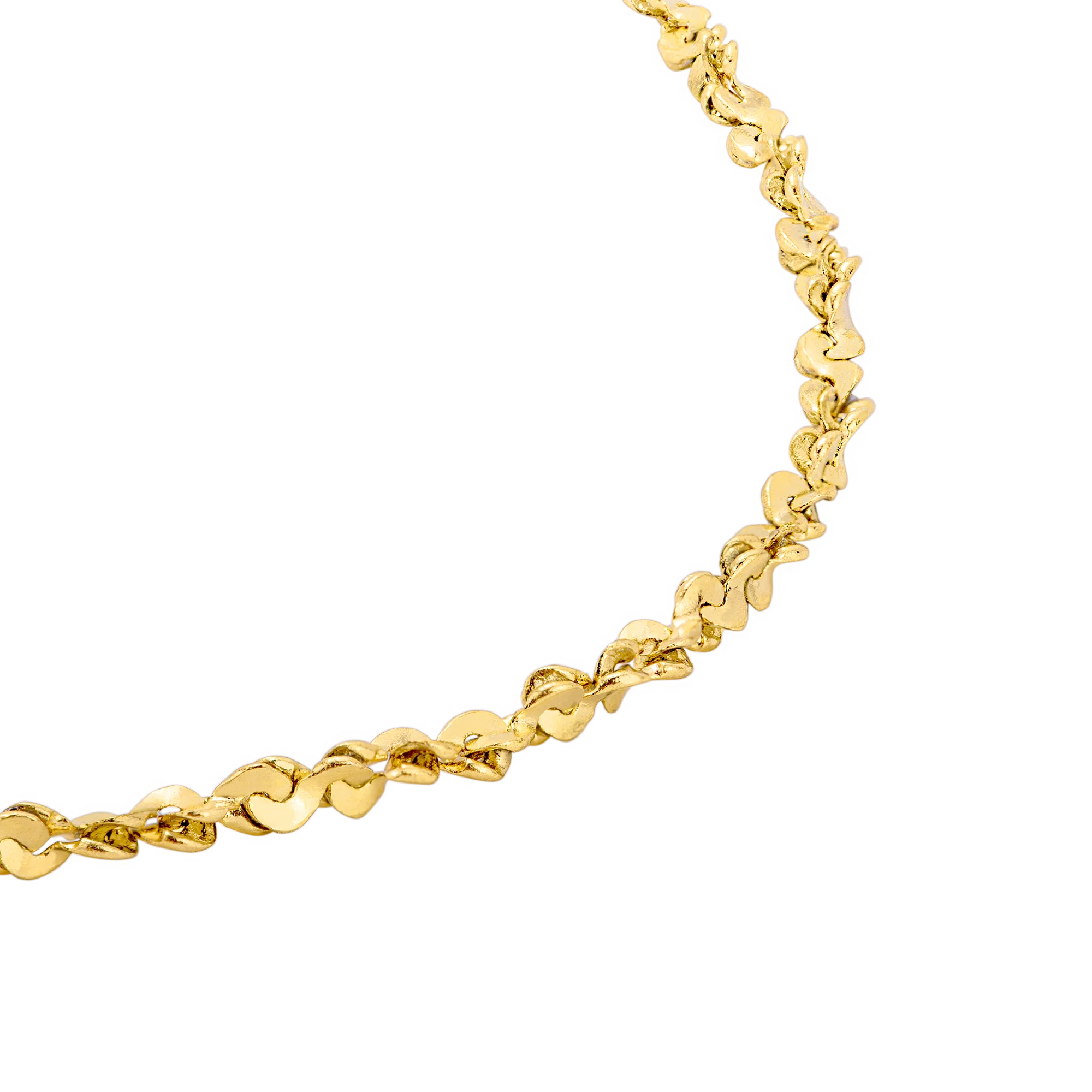 Tinsel Chain Necklace Gold - Image 4