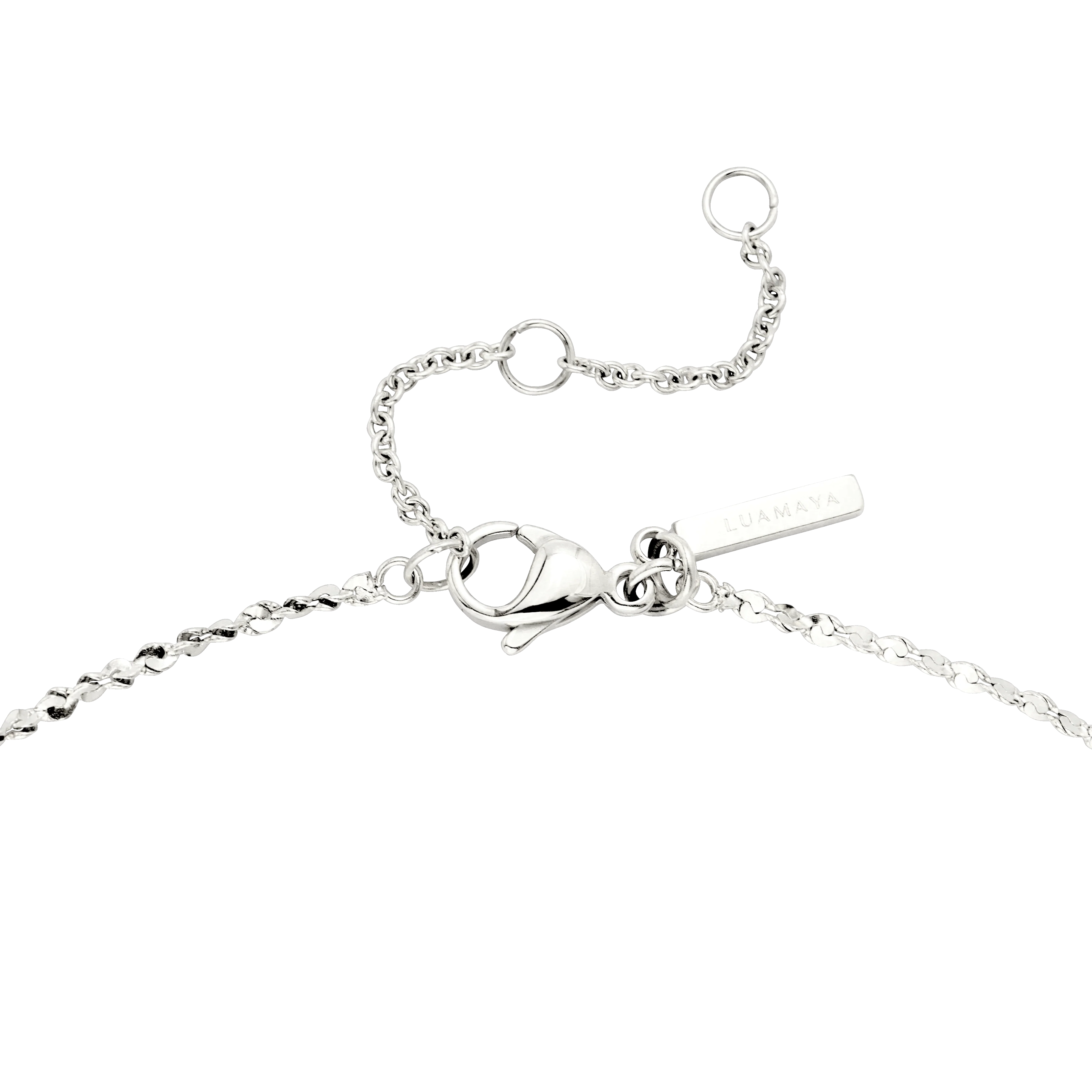 Tinsel Chain Necklace Silver - Image 6