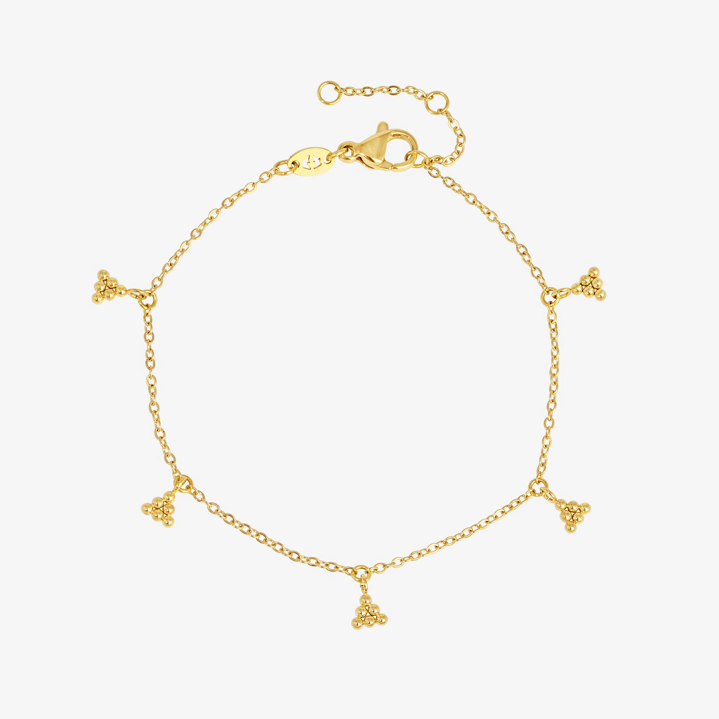 Tiny Beads Bracelet Gold