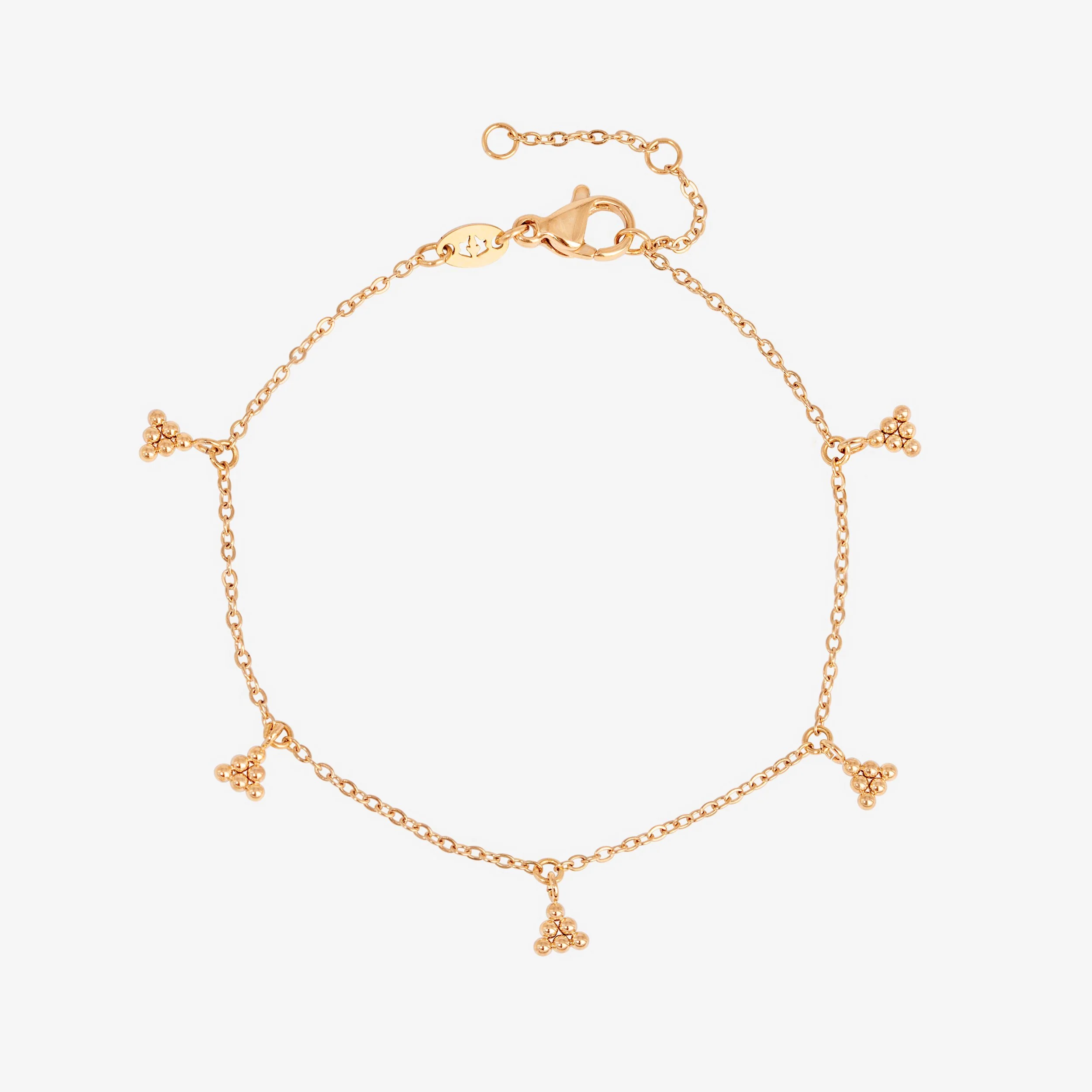 Tiny Beads Bracelet Rose Gold