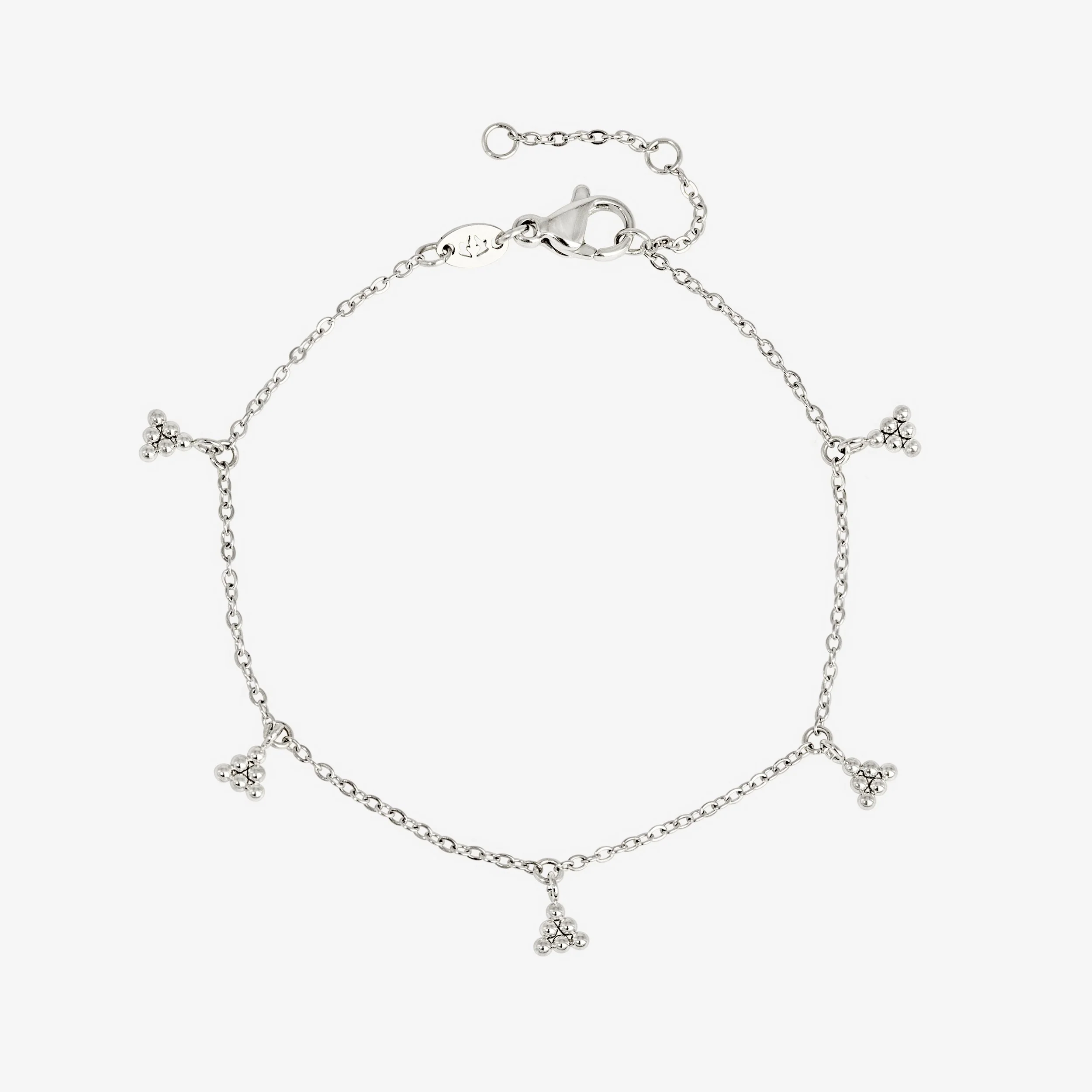 Tiny Beads Bracelet Silver