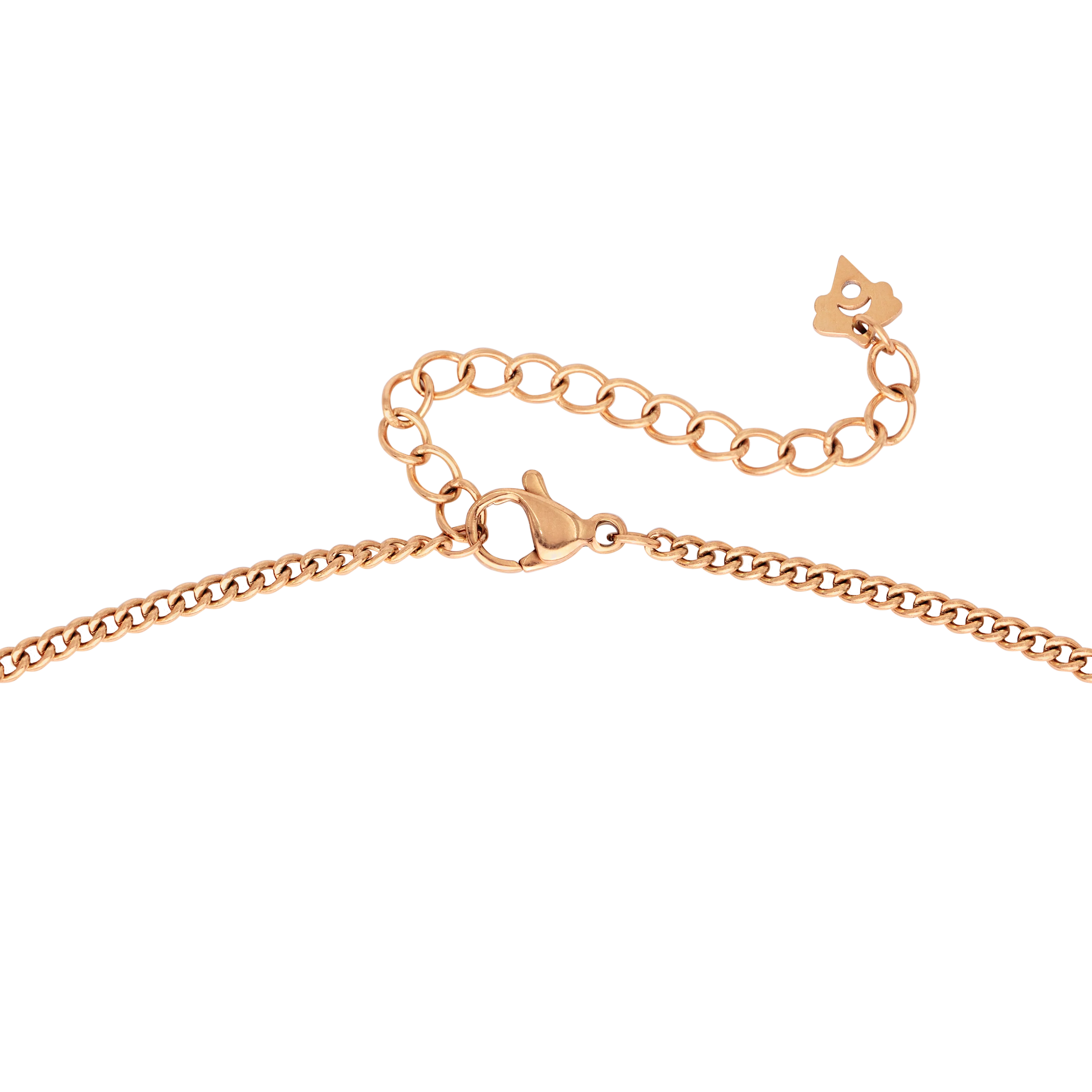 Tiny Beads Necklace Rose Gold - Image 4