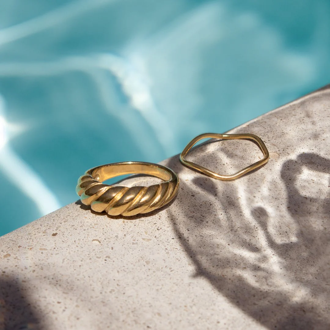 Towel Twist Ring Silver - Image 5