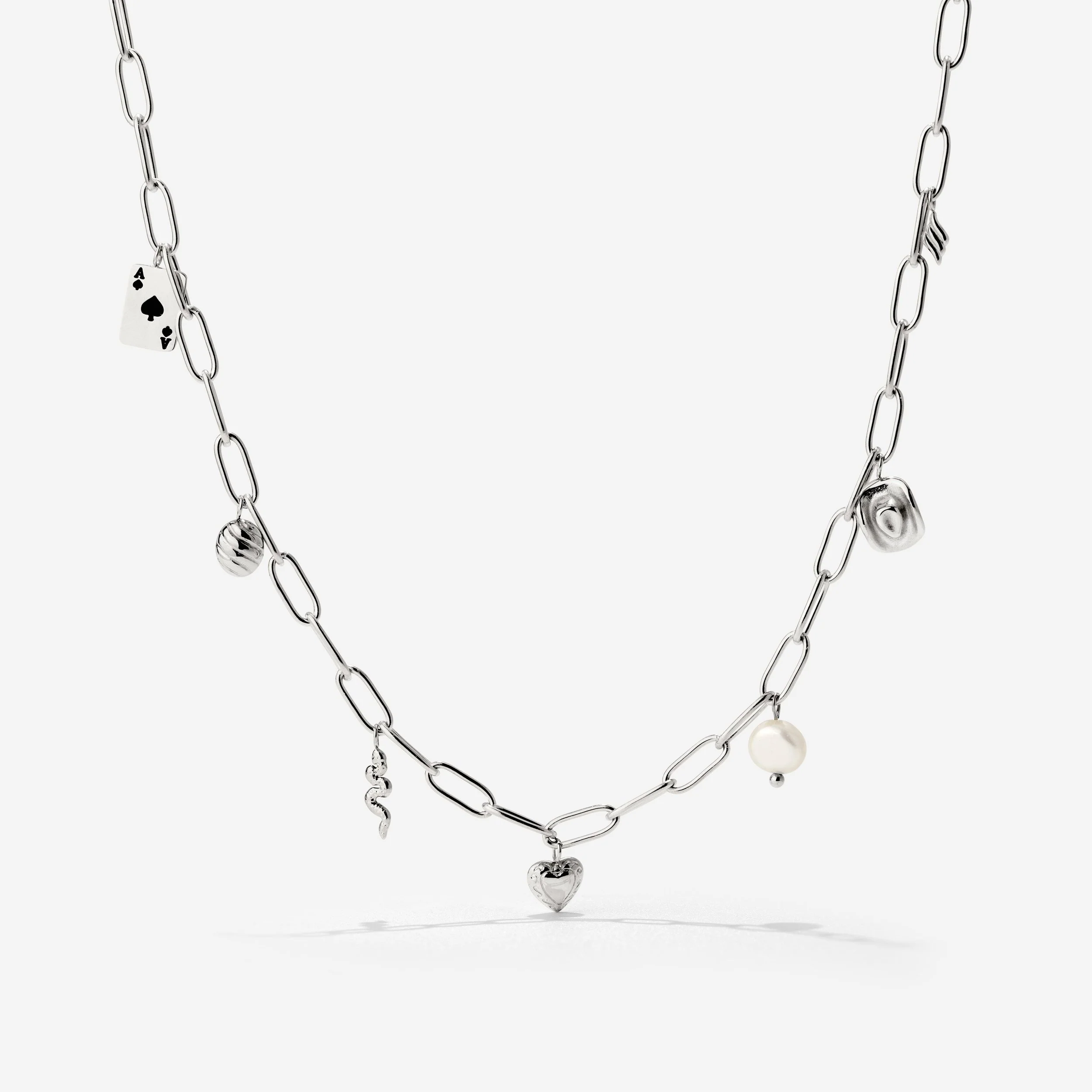 Treasure Box Necklace Silver