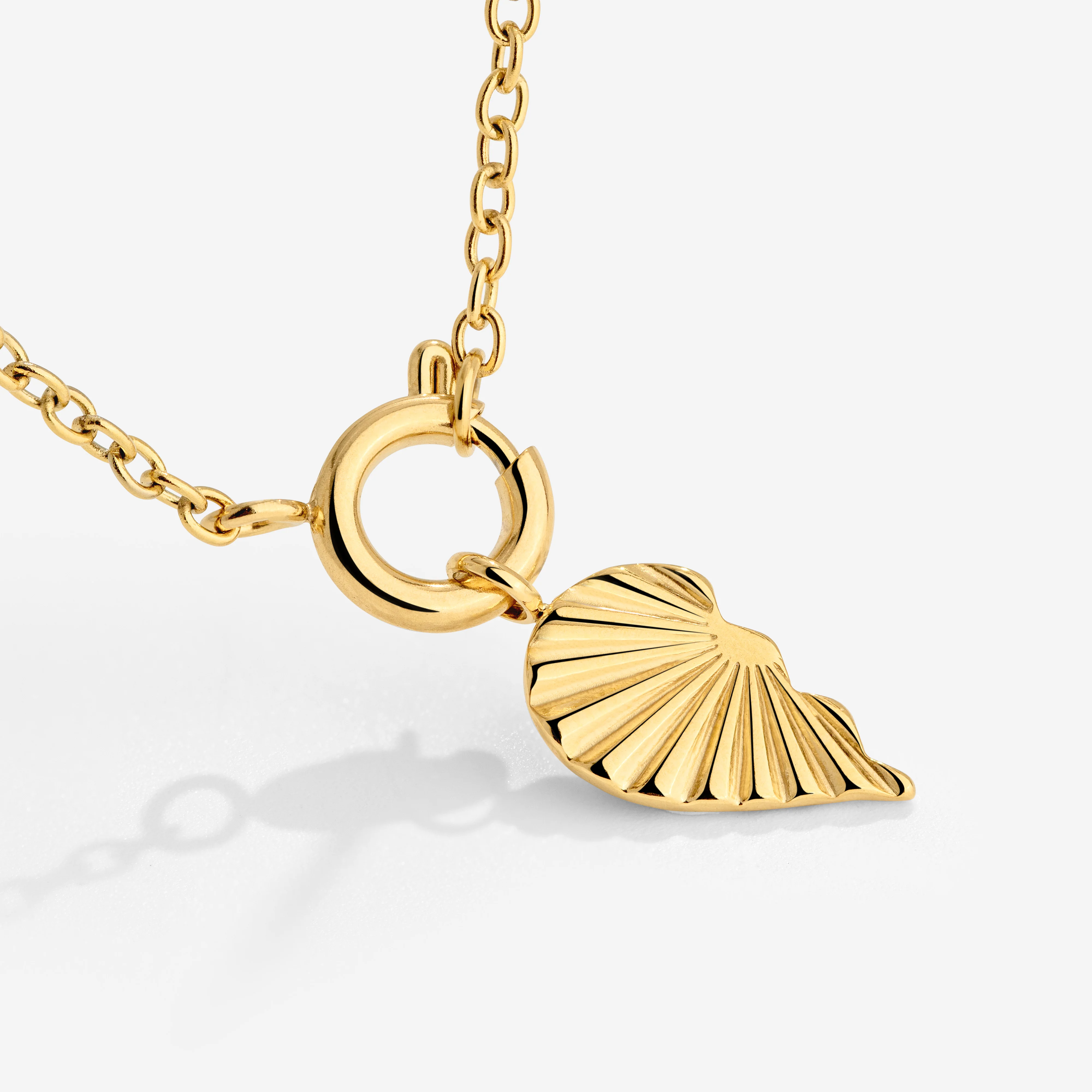 Twin Flame Left Classic Chain Necklace Set Gold - Image 3