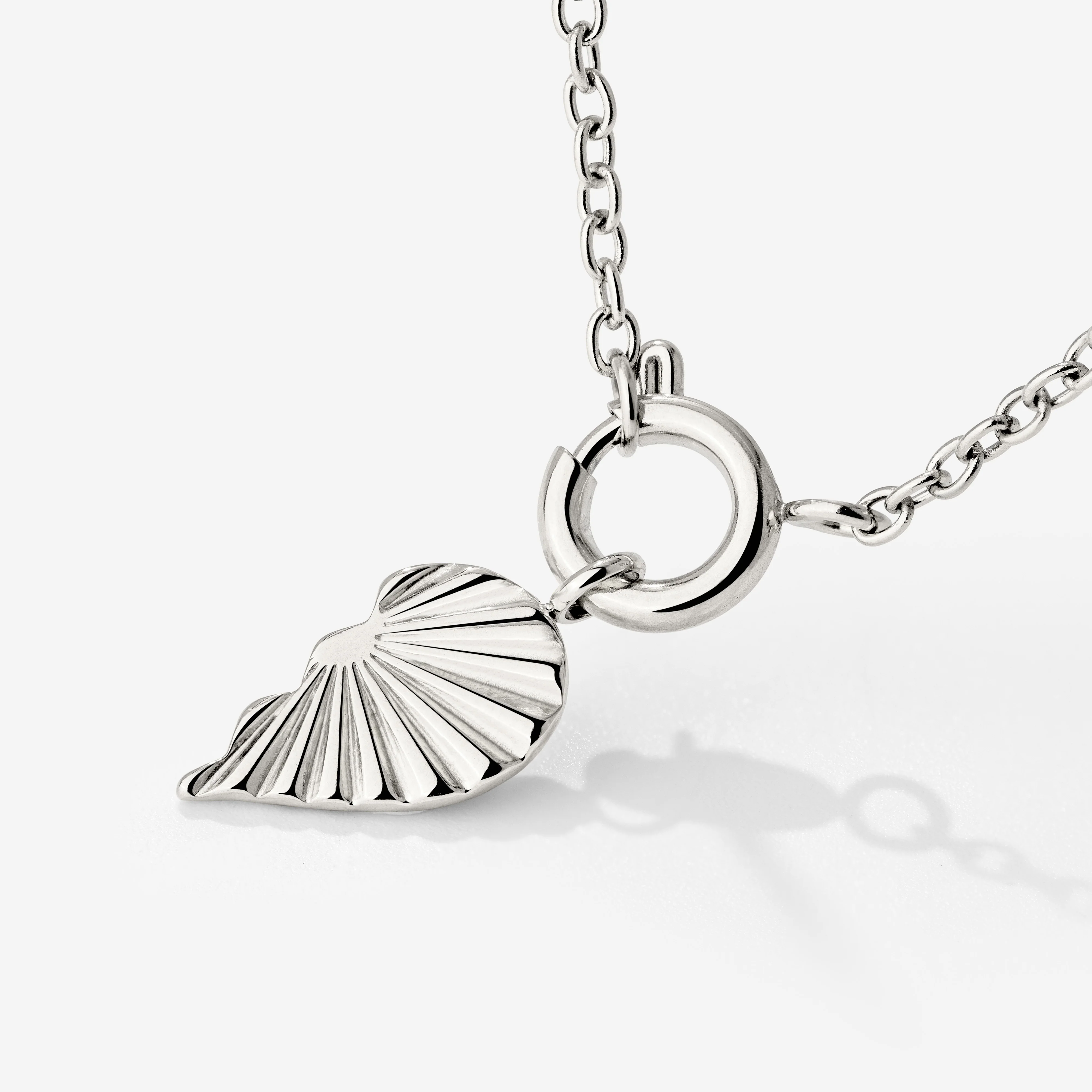Twin Flame Right Classic Chain Necklace Set Silver - Image 3