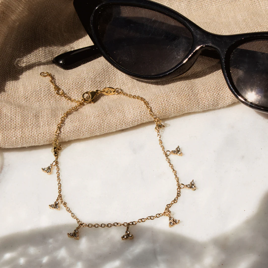 Twinkle Anklet Rose Gold - Image 3