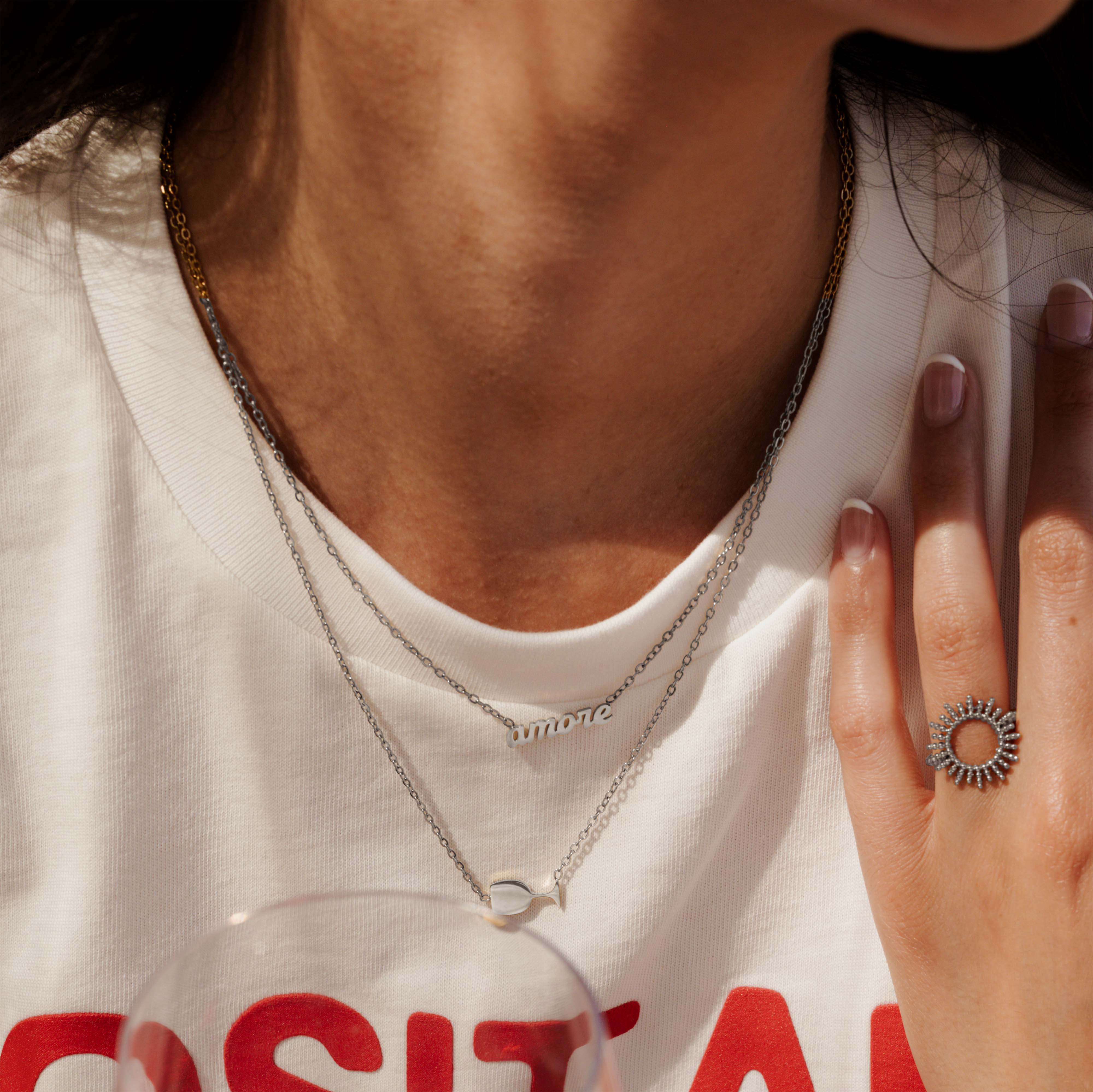 Vino Veritas Necklace Silver - Image 2