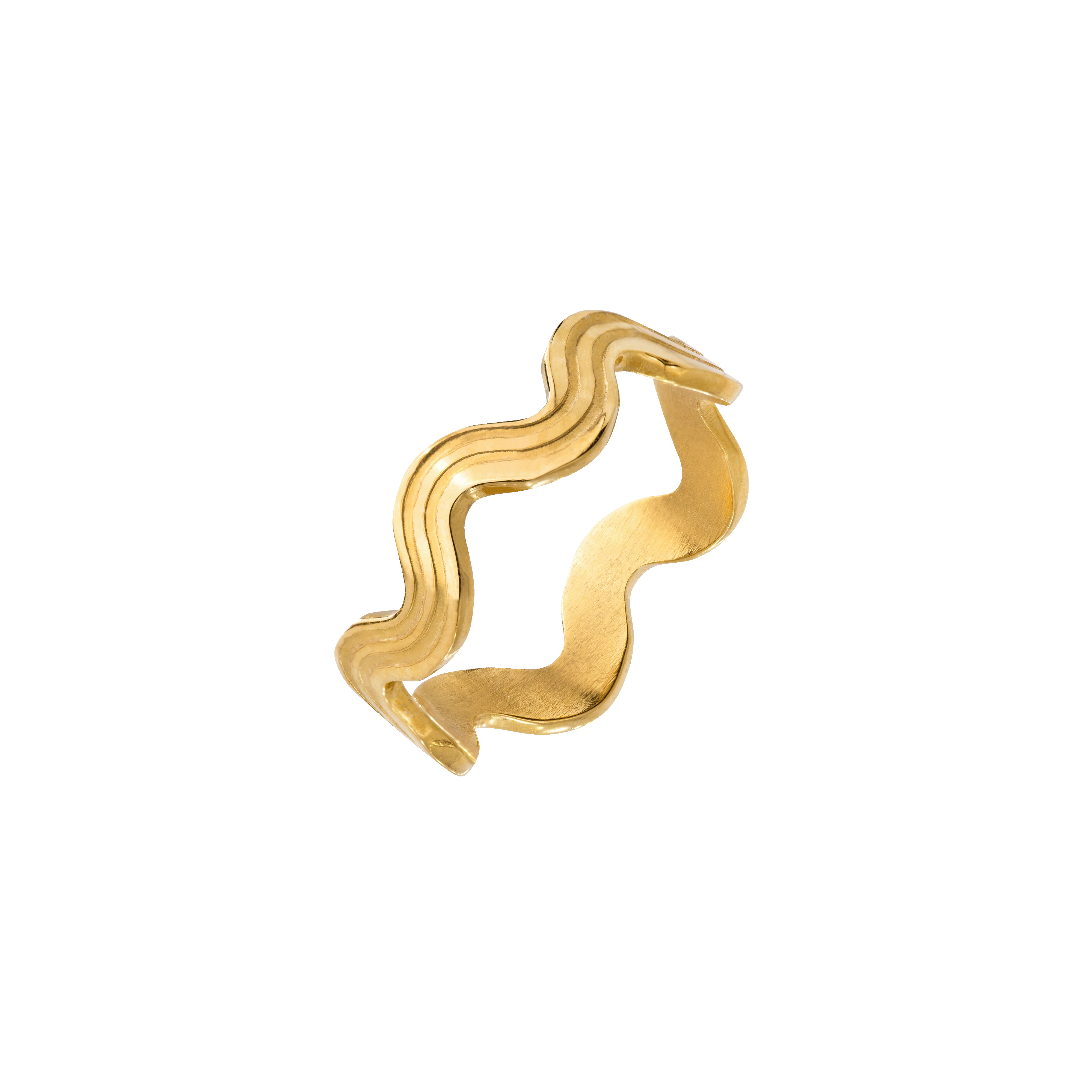 Wave after Wave Ring Gold