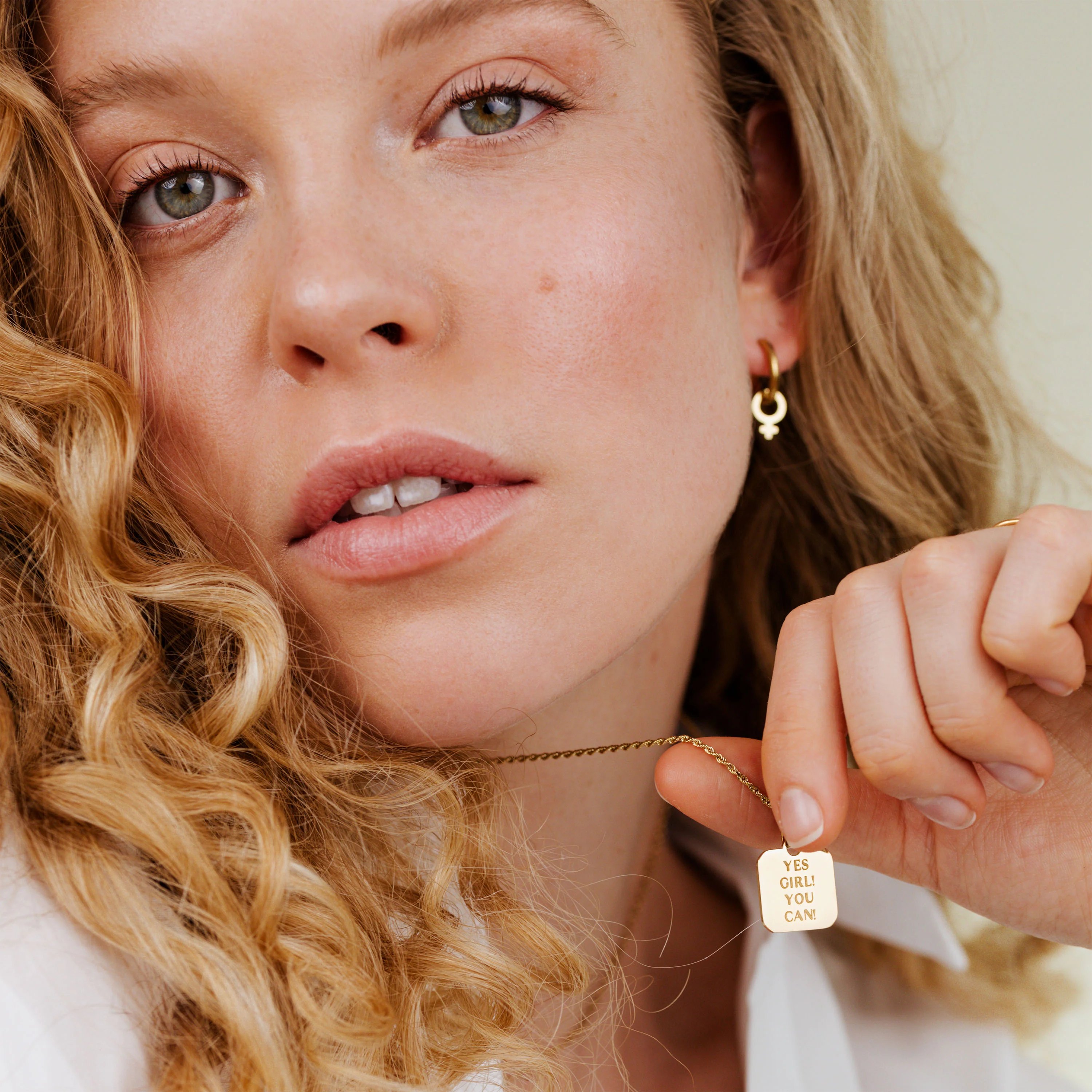 Yes girl! You can! Necklace Gold - Image 2