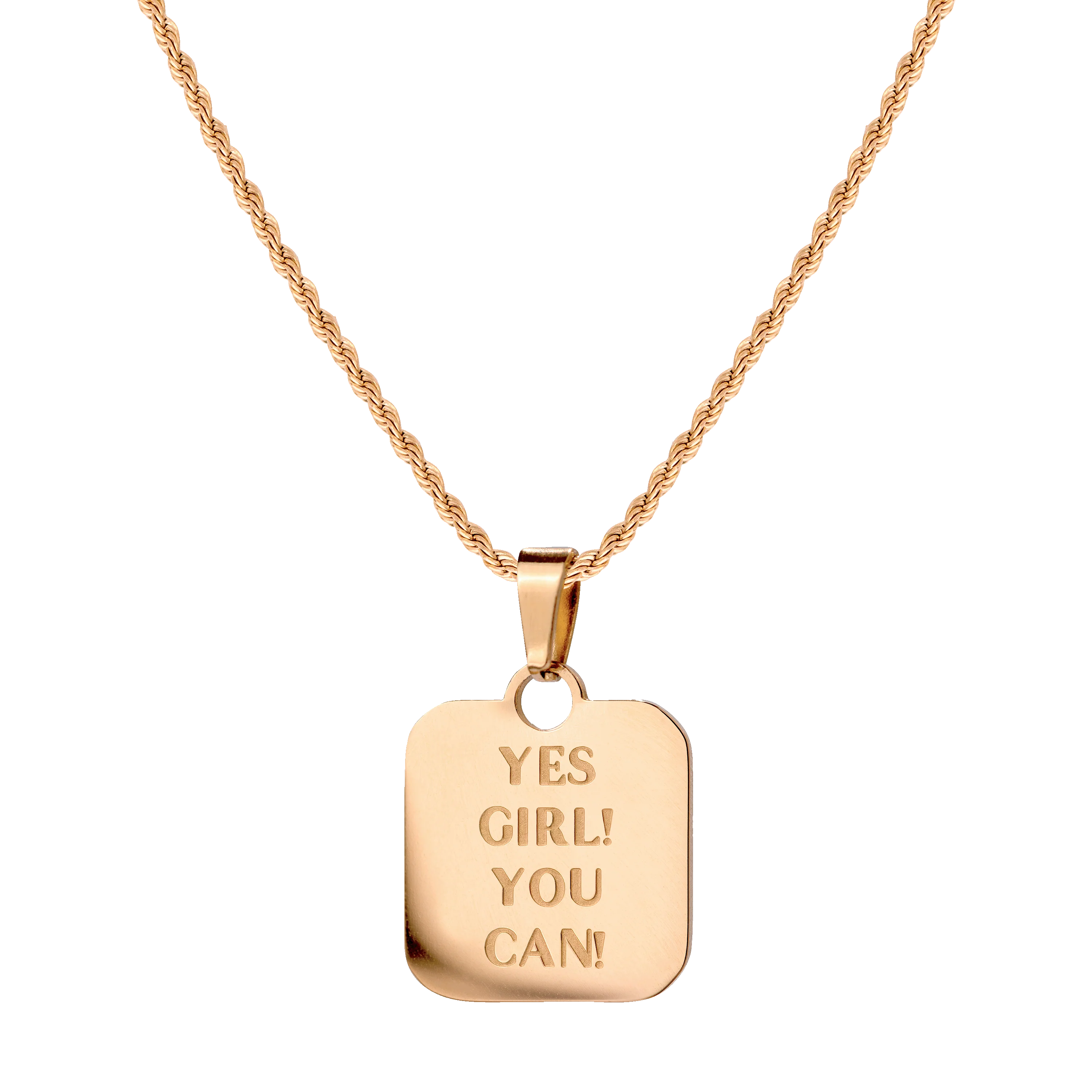 Yes girl! You can! Necklace Rose Gold
