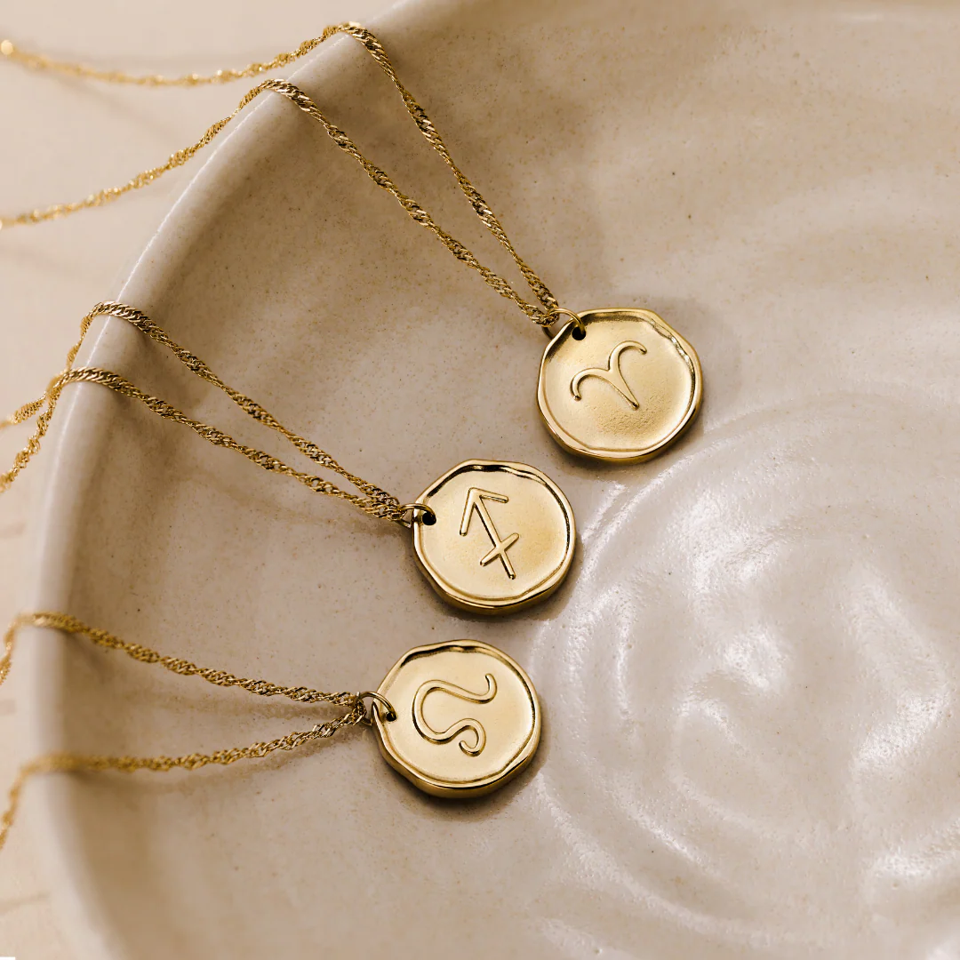Zodiac Necklace – Aries Rose Gold - Image 5