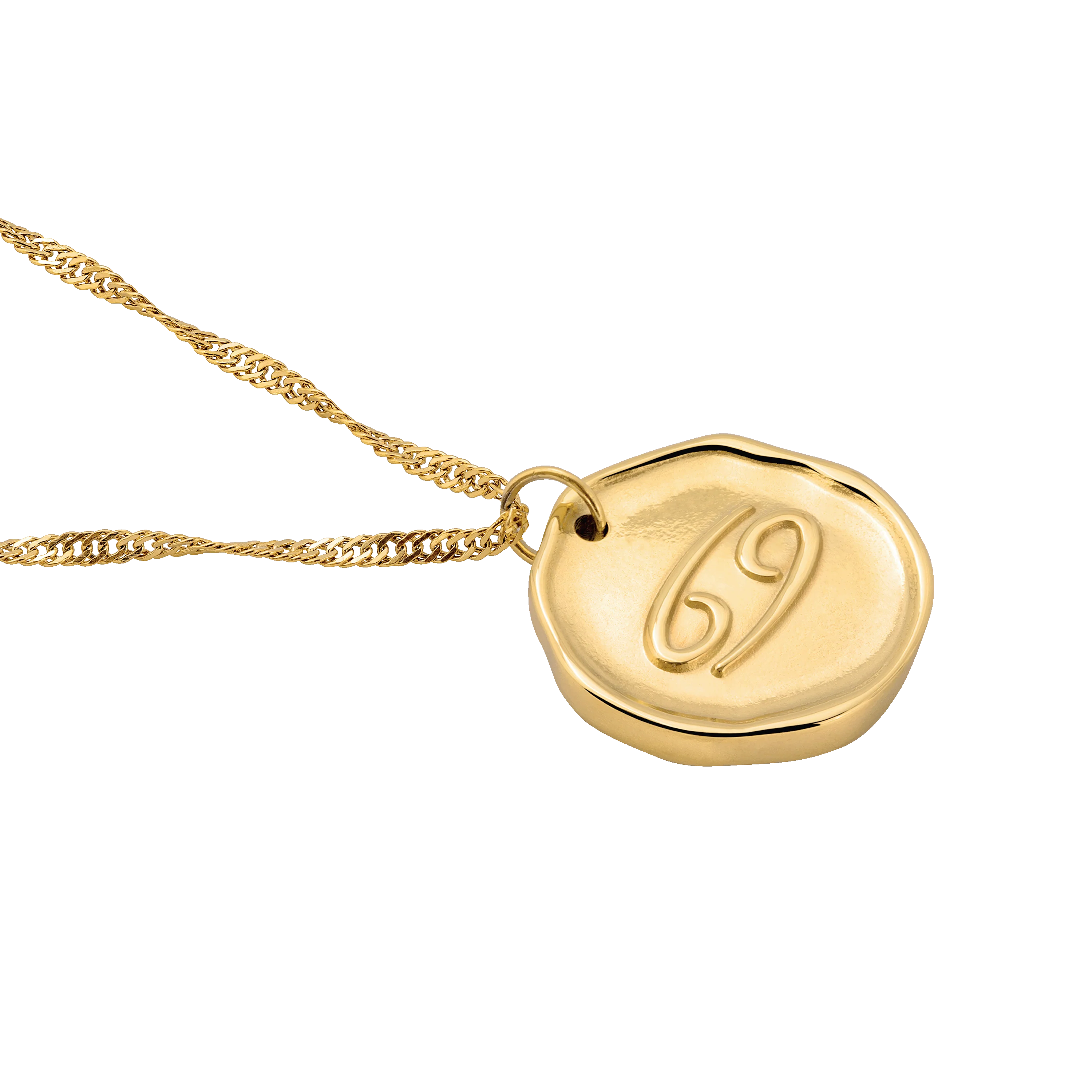 Zodiac Necklace β Cancer Gold - Image 5
