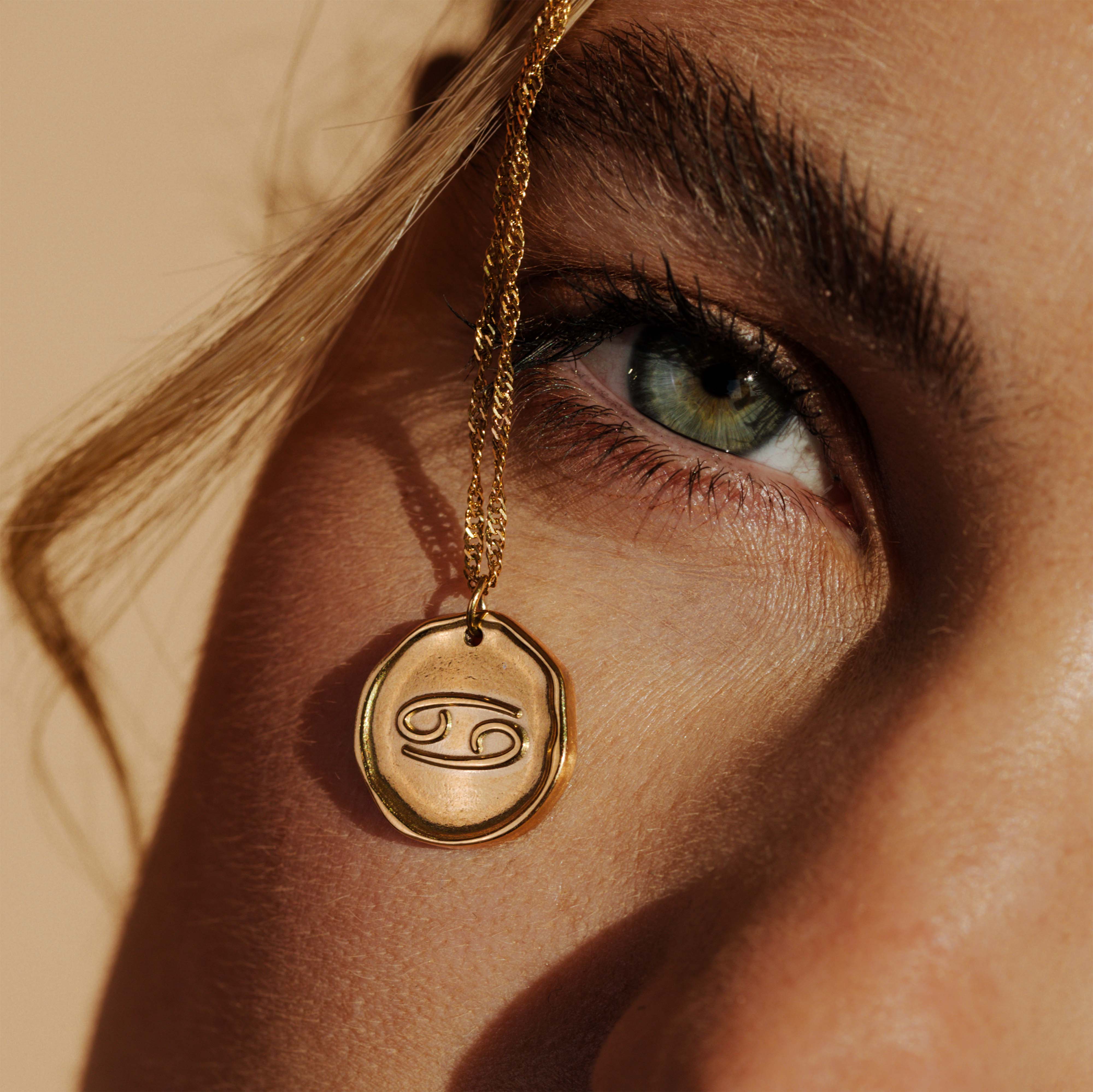 Zodiac Necklace β Cancer Rose Gold - Image 2