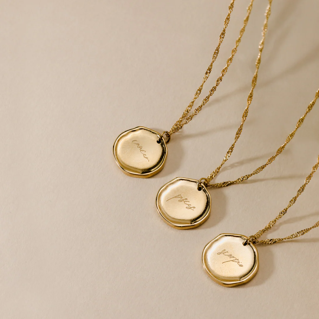Zodiac Necklace β Cancer Rose Gold - Image 7