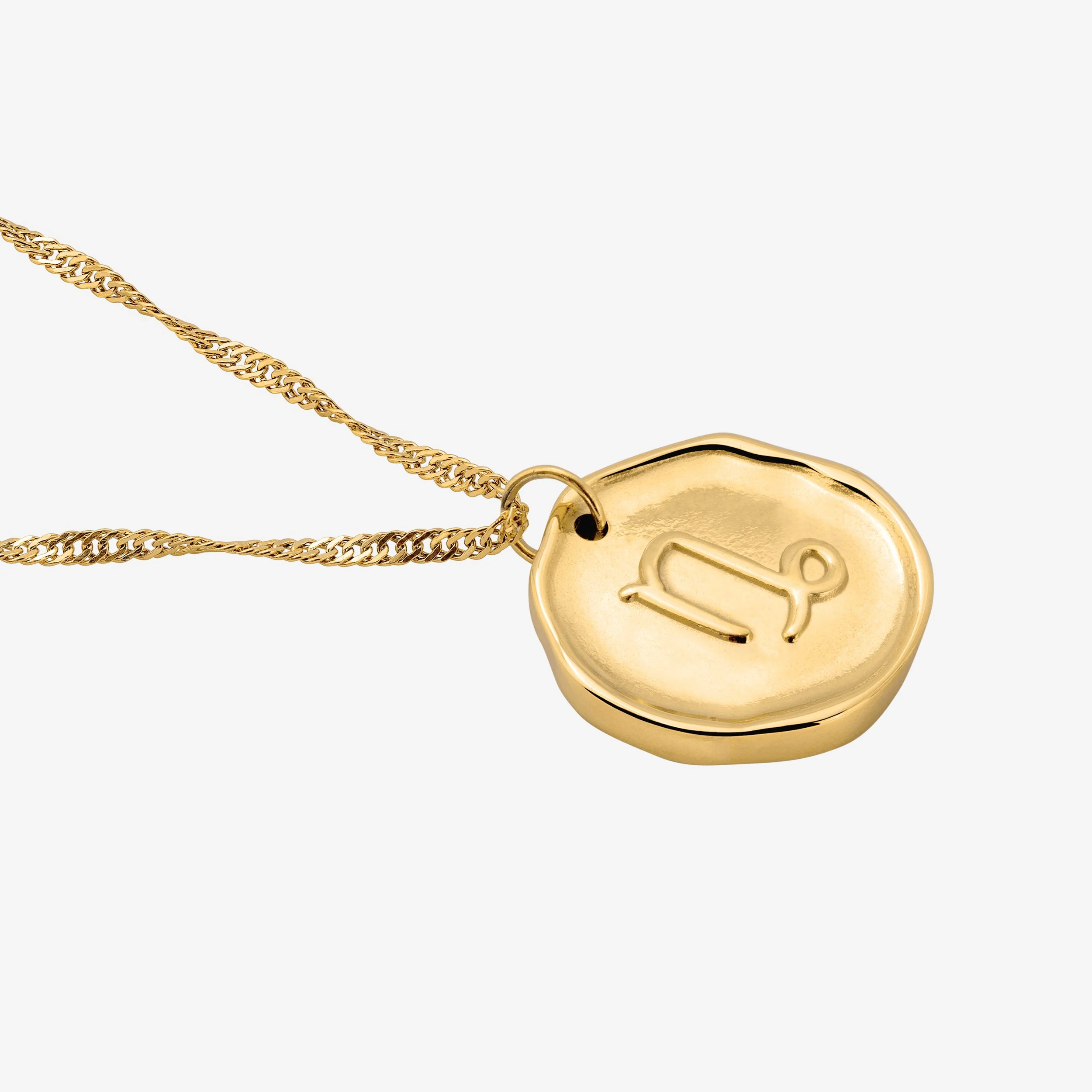 Zodiac Necklace – Capricorn Gold - Image 4