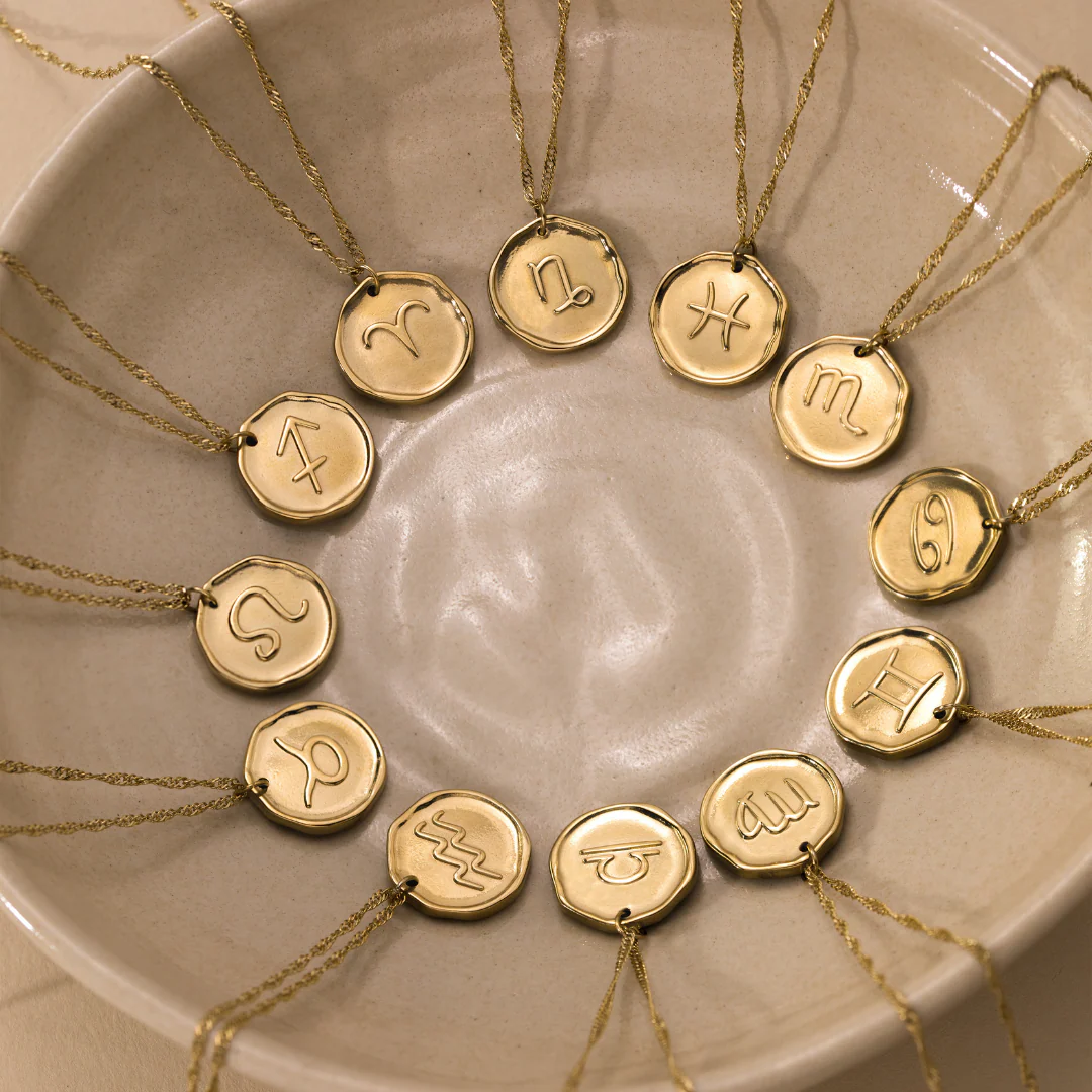 Zodiac Necklace Gold - Image 4
