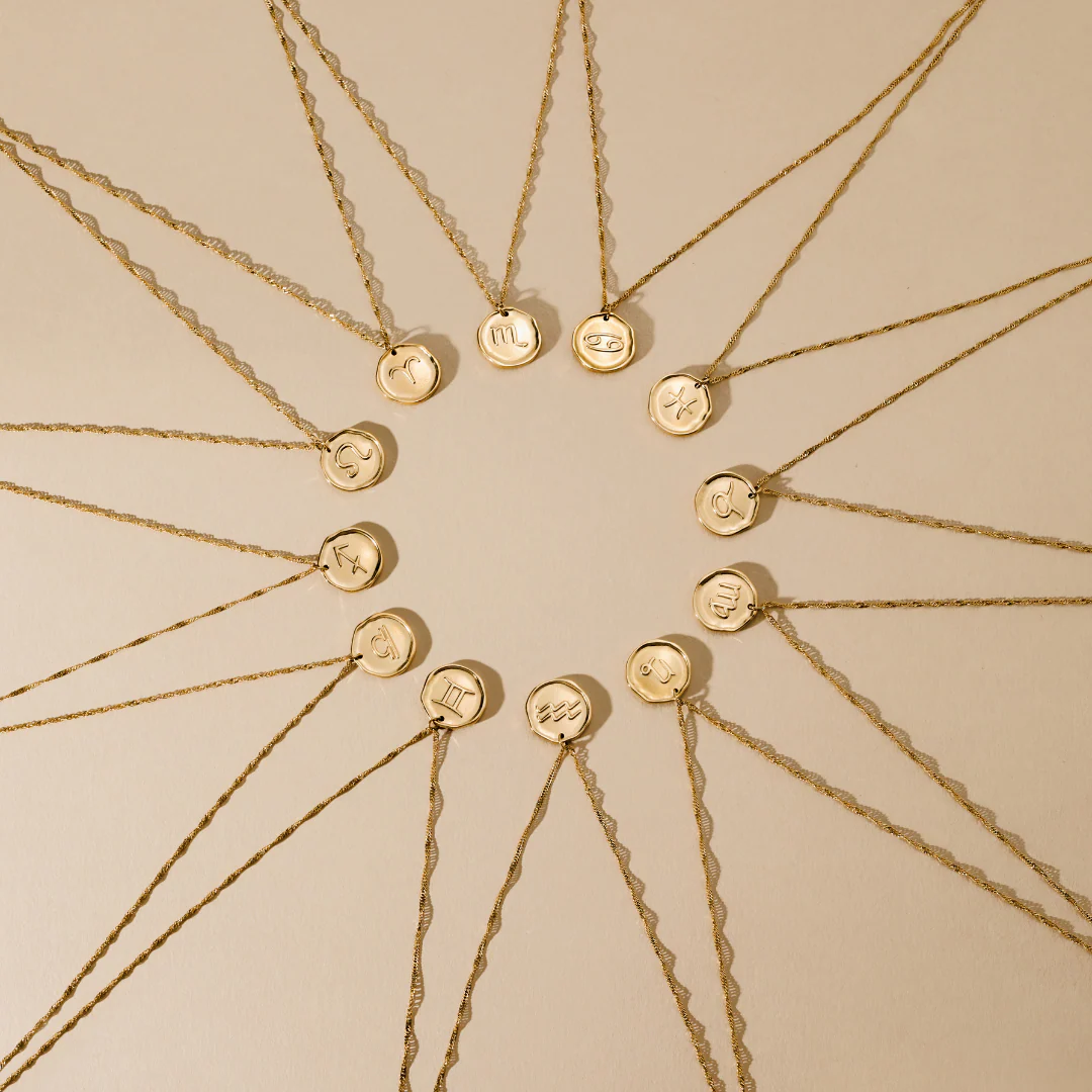 Zodiac Necklace Gold - Image 7