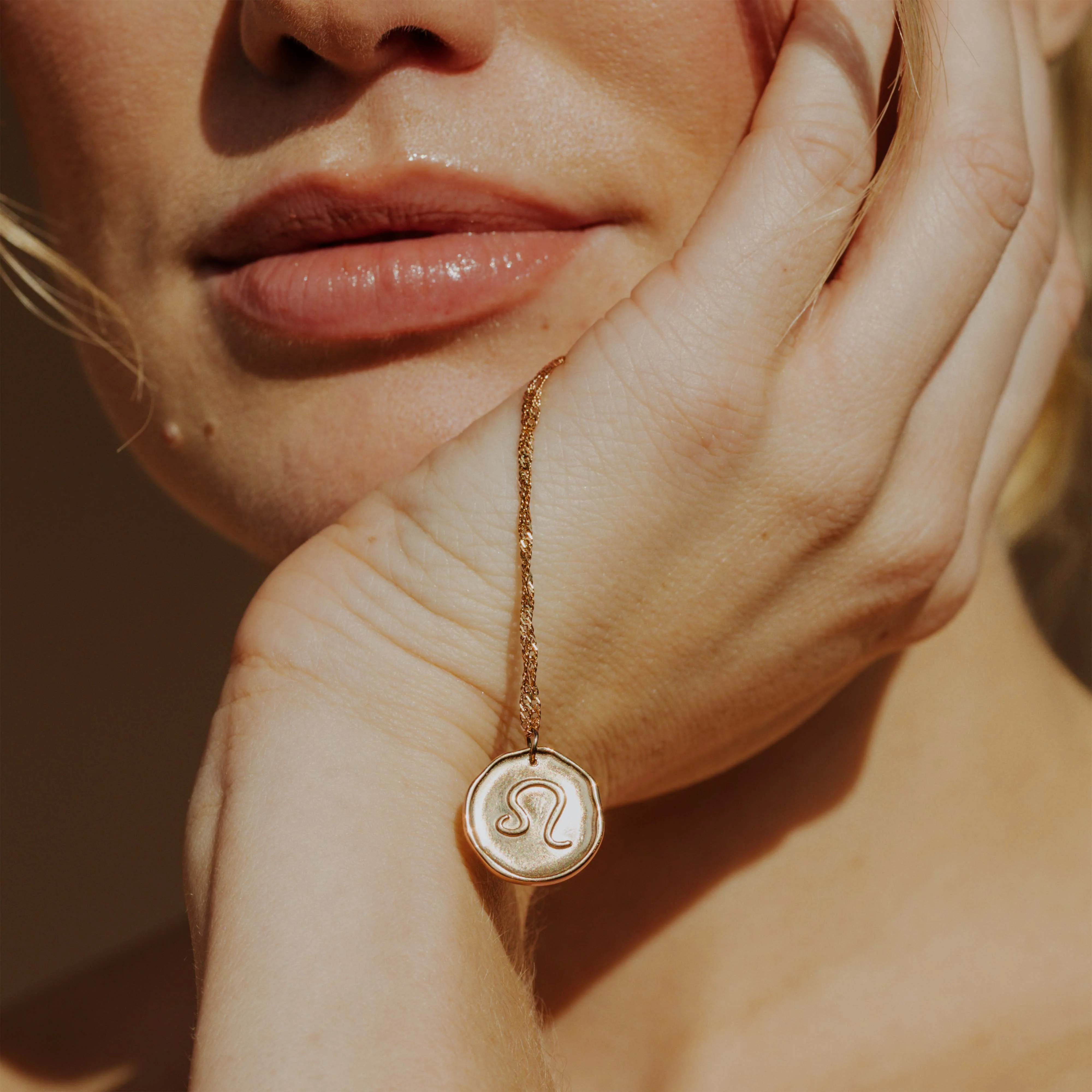 Zodiac Necklace – Leo Rose Gold - Image 2