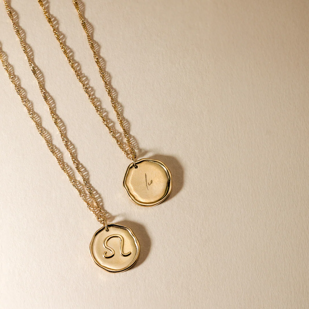 Zodiac Necklace – Leo Rose Gold - Image 5