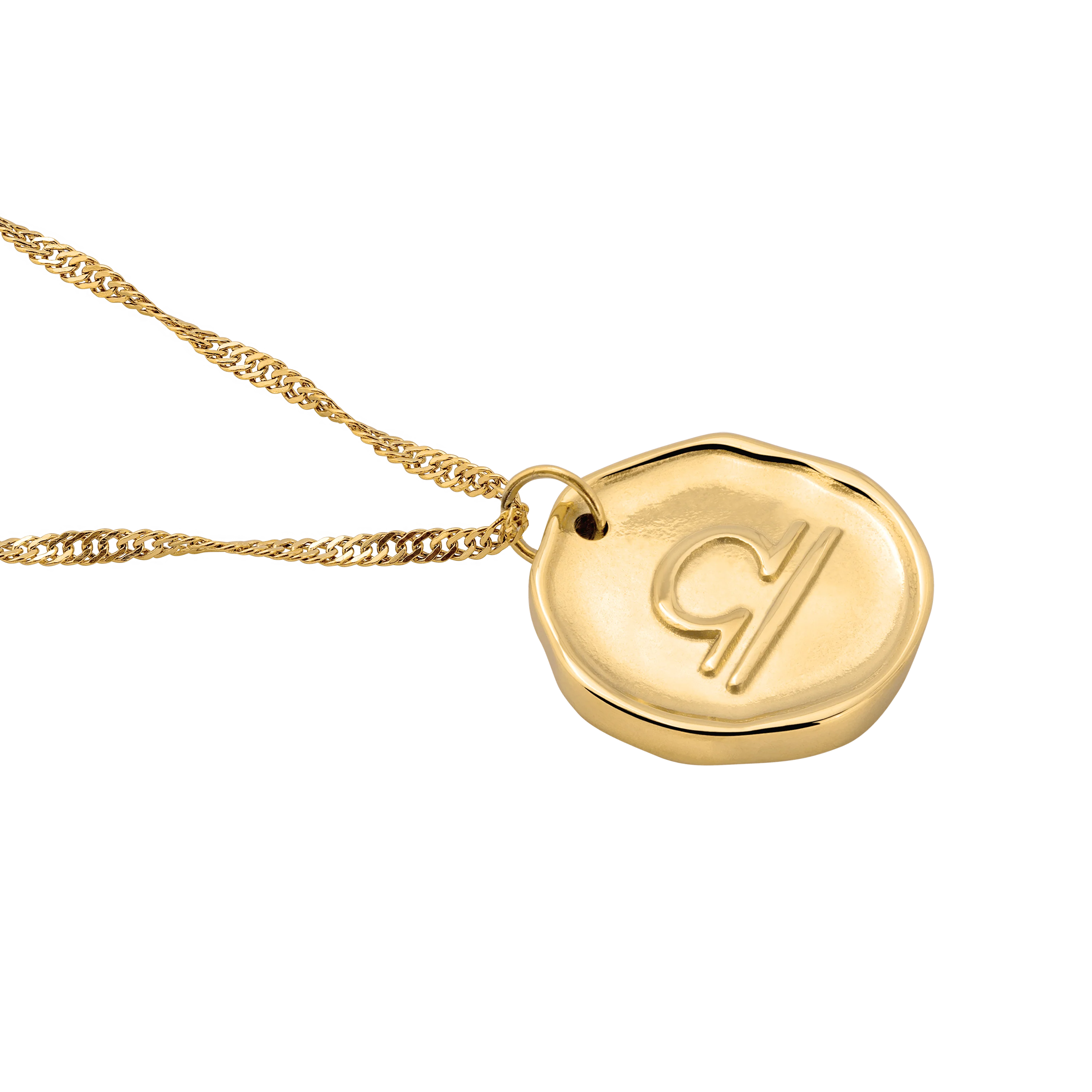 Zodiac Necklace – Libra Gold - Image 4