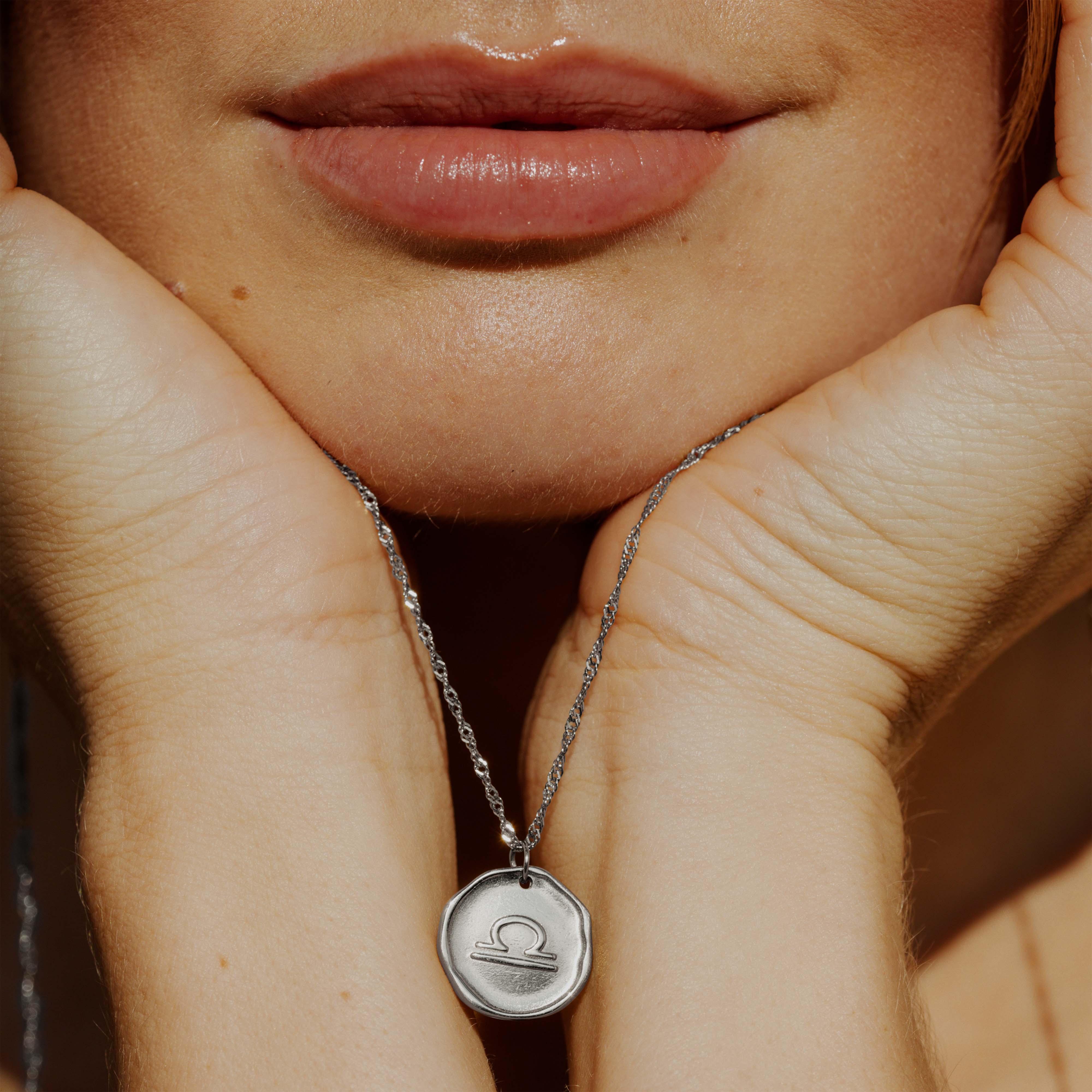 Zodiac Necklace β Libra Silver - Image 2