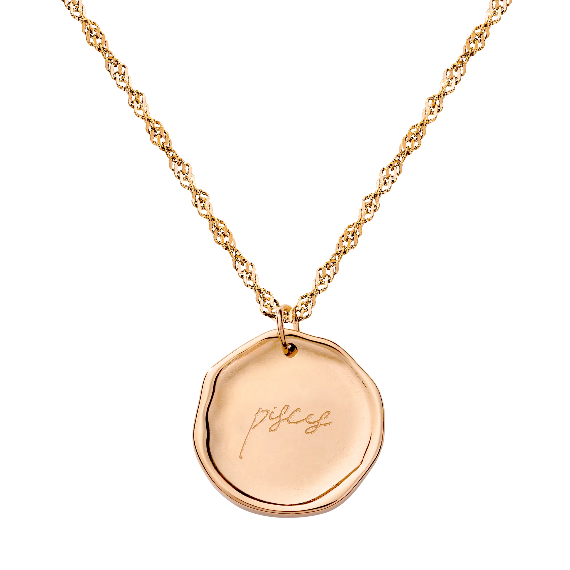 Zodiac Necklace – Pisces Rose Gold - Image 6