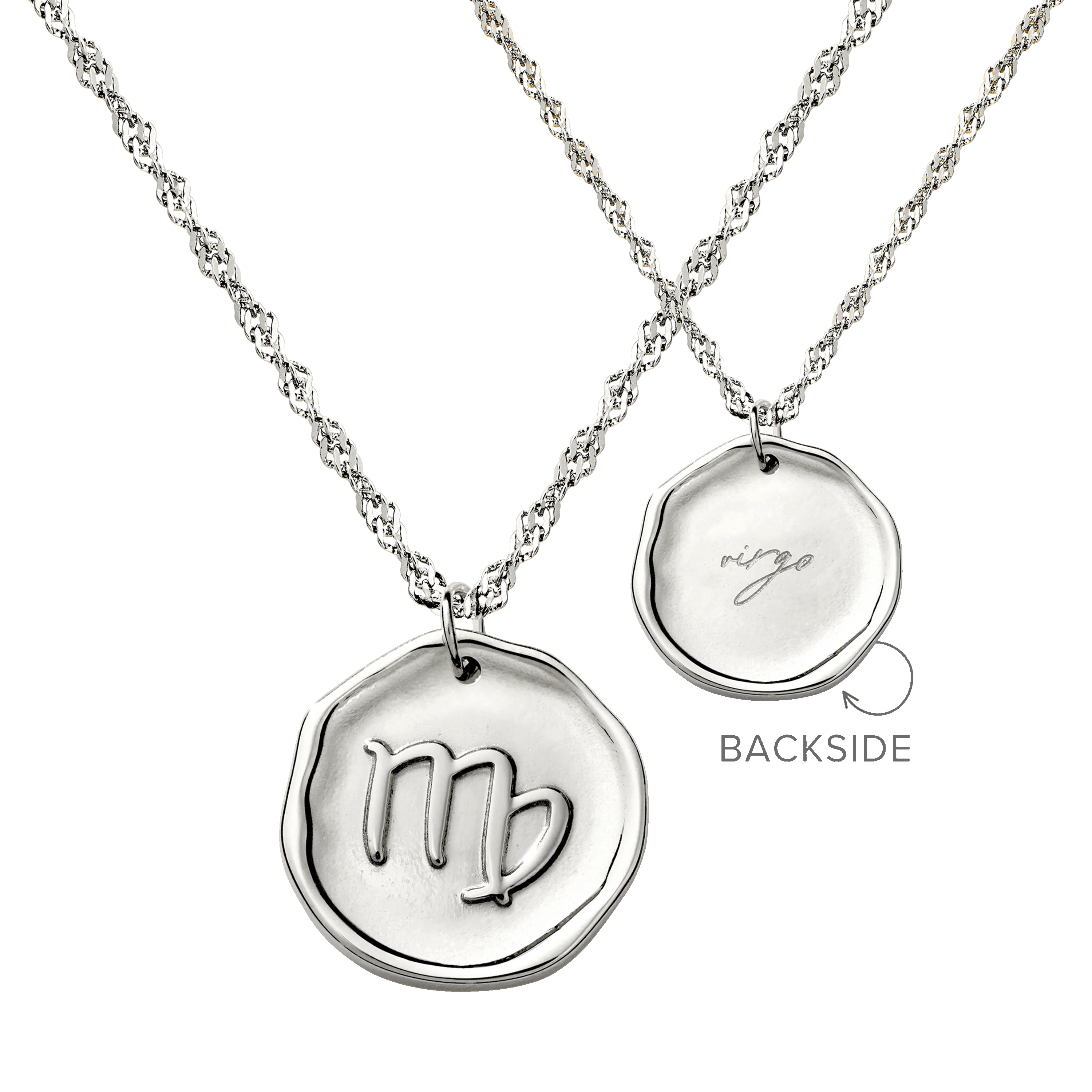 Zodiac Necklace Silver