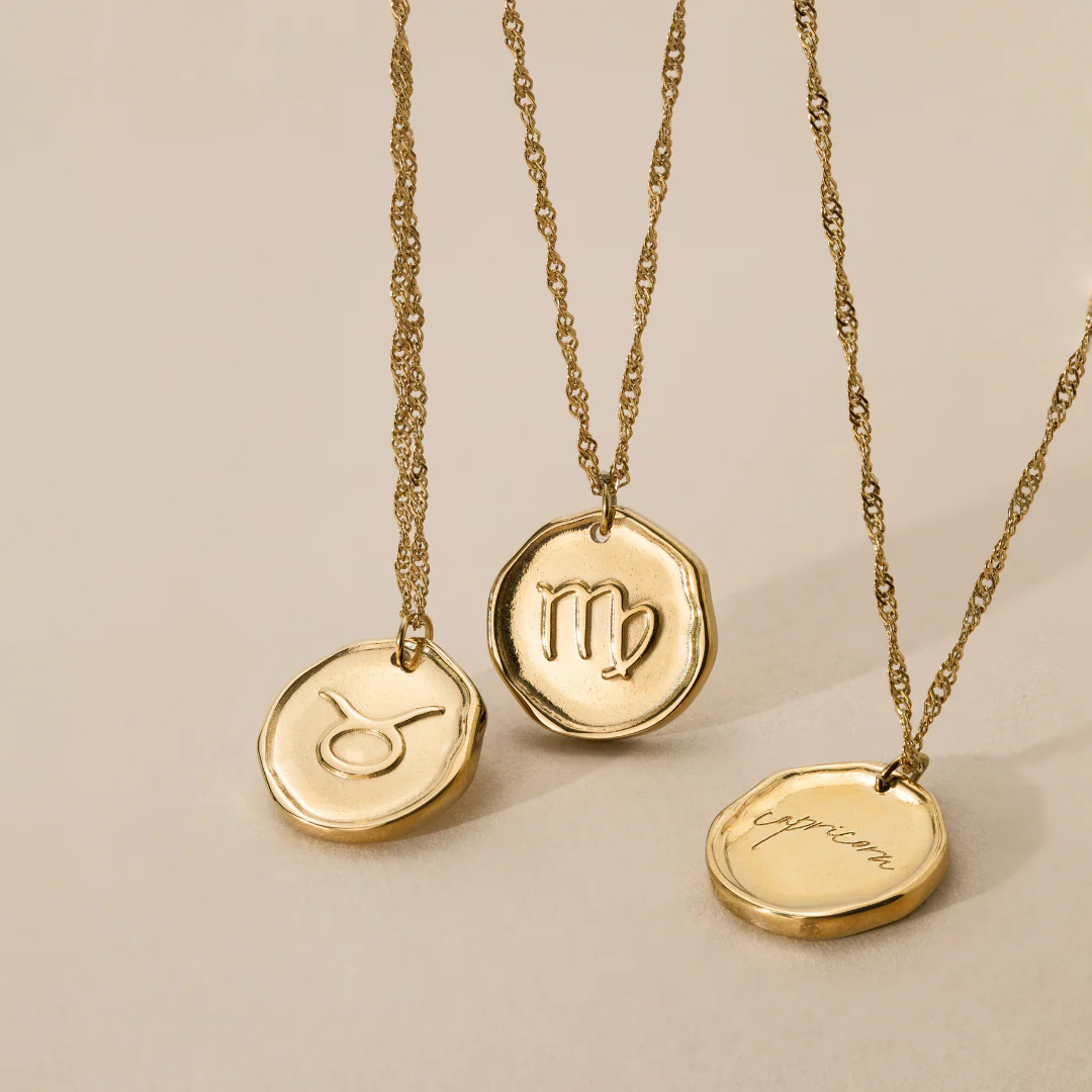 Zodiac Necklace – Taurus Gold - Image 5
