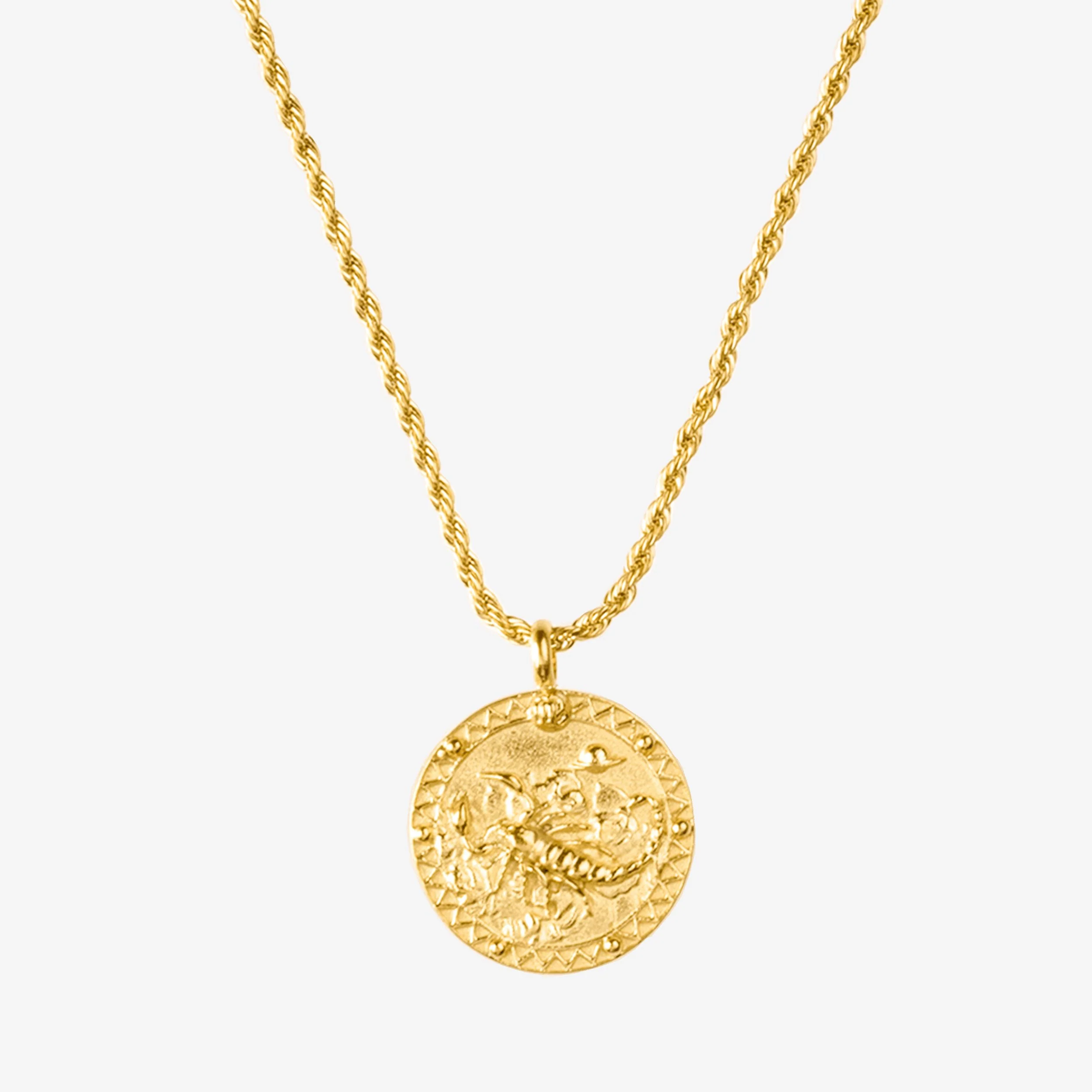 Zodiac Sign Necklace Gold - Image 2