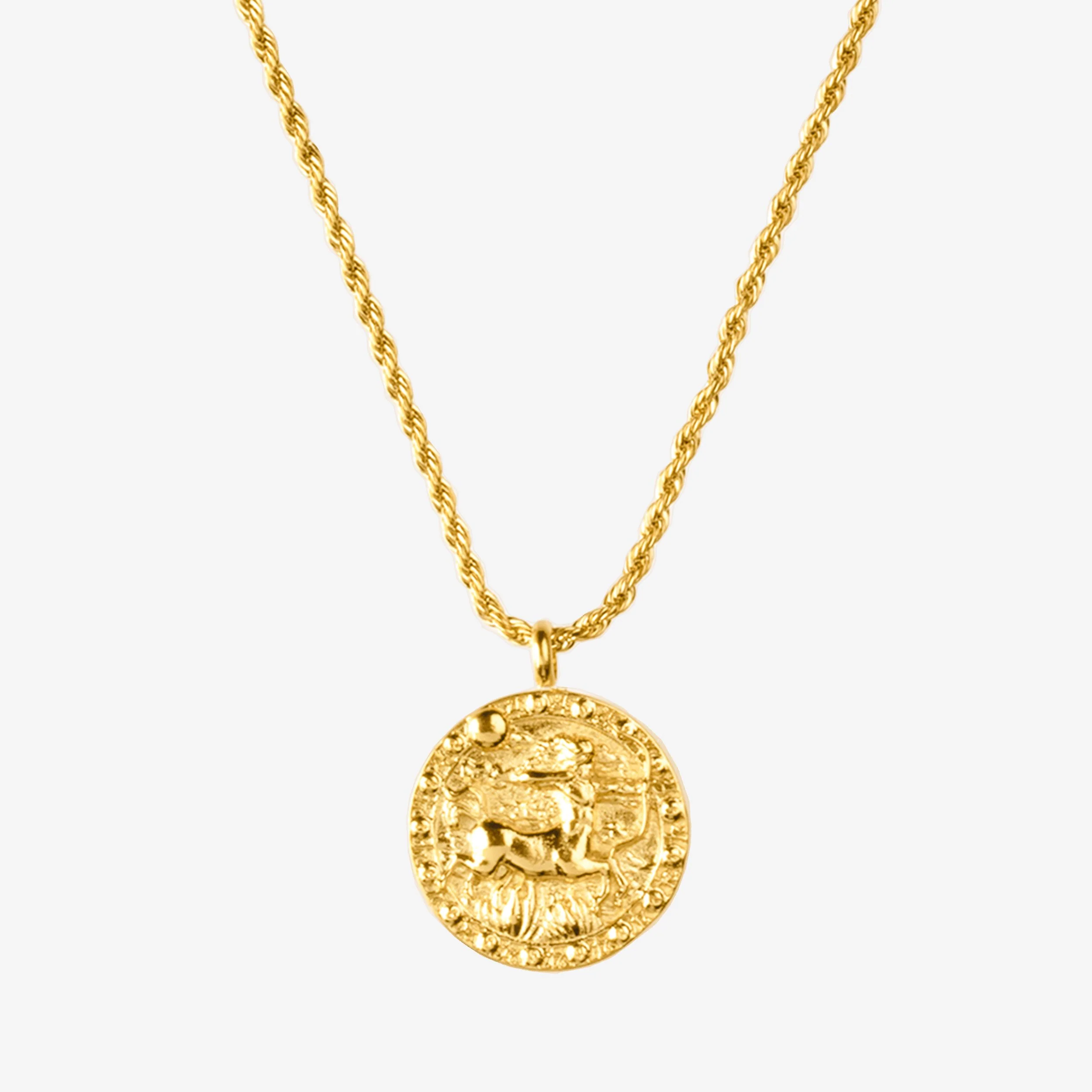 Zodiac Sign Necklace Gold - Image 3